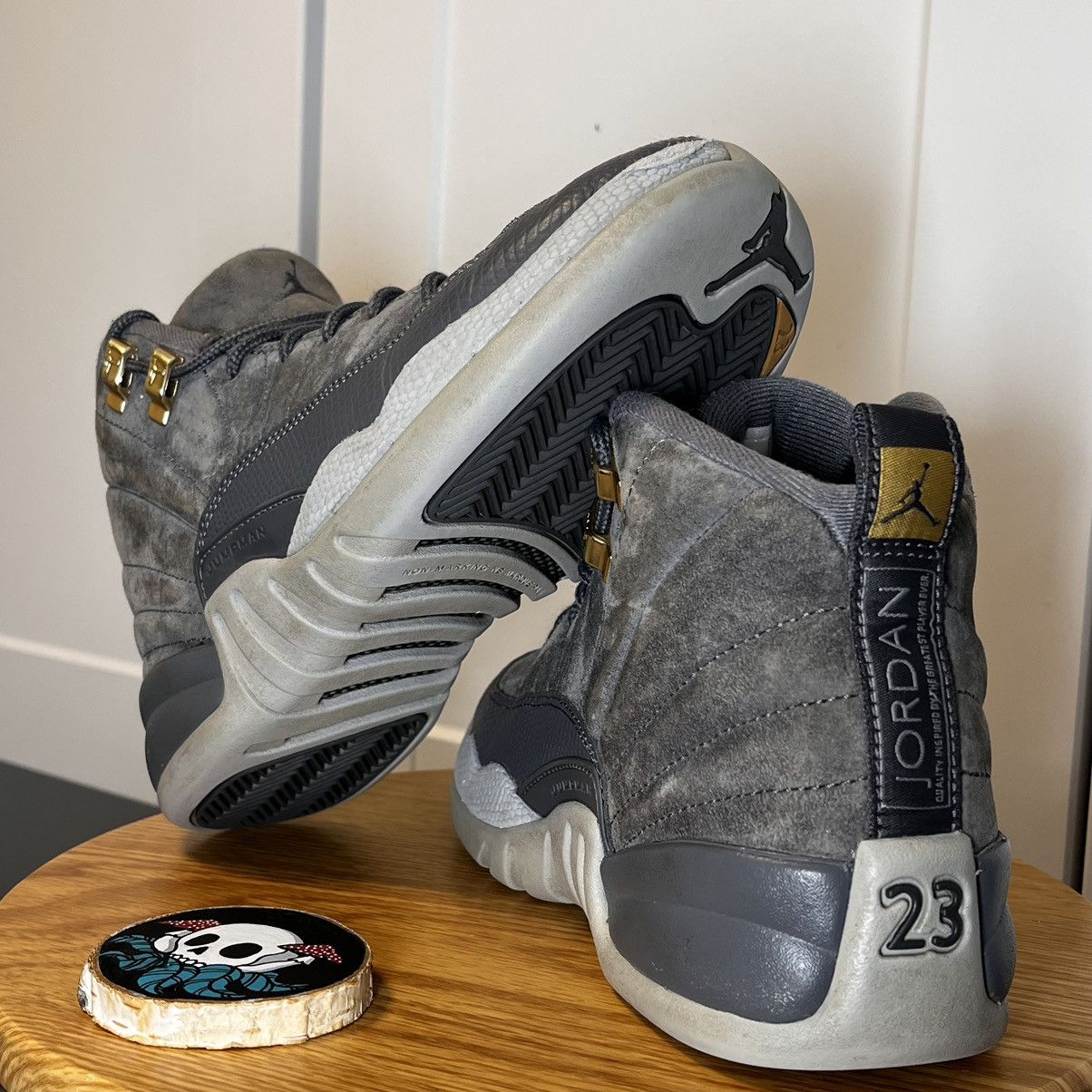 Jordan Brand •CLEAN• Jordan 12 Retro GS Dark Grey 5.5Y/7W Size US 7 / IT 37 - 1 Thumbnail