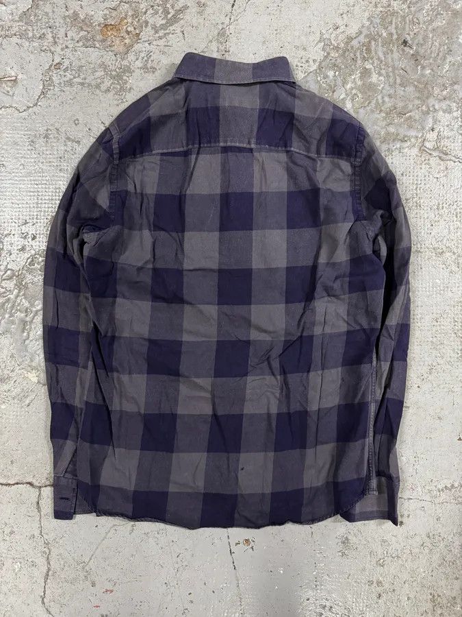Givenchy Givenchy Grey & Navy Checkered Shirt Size US S / EU 44-46 / 1 - 4 Thumbnail