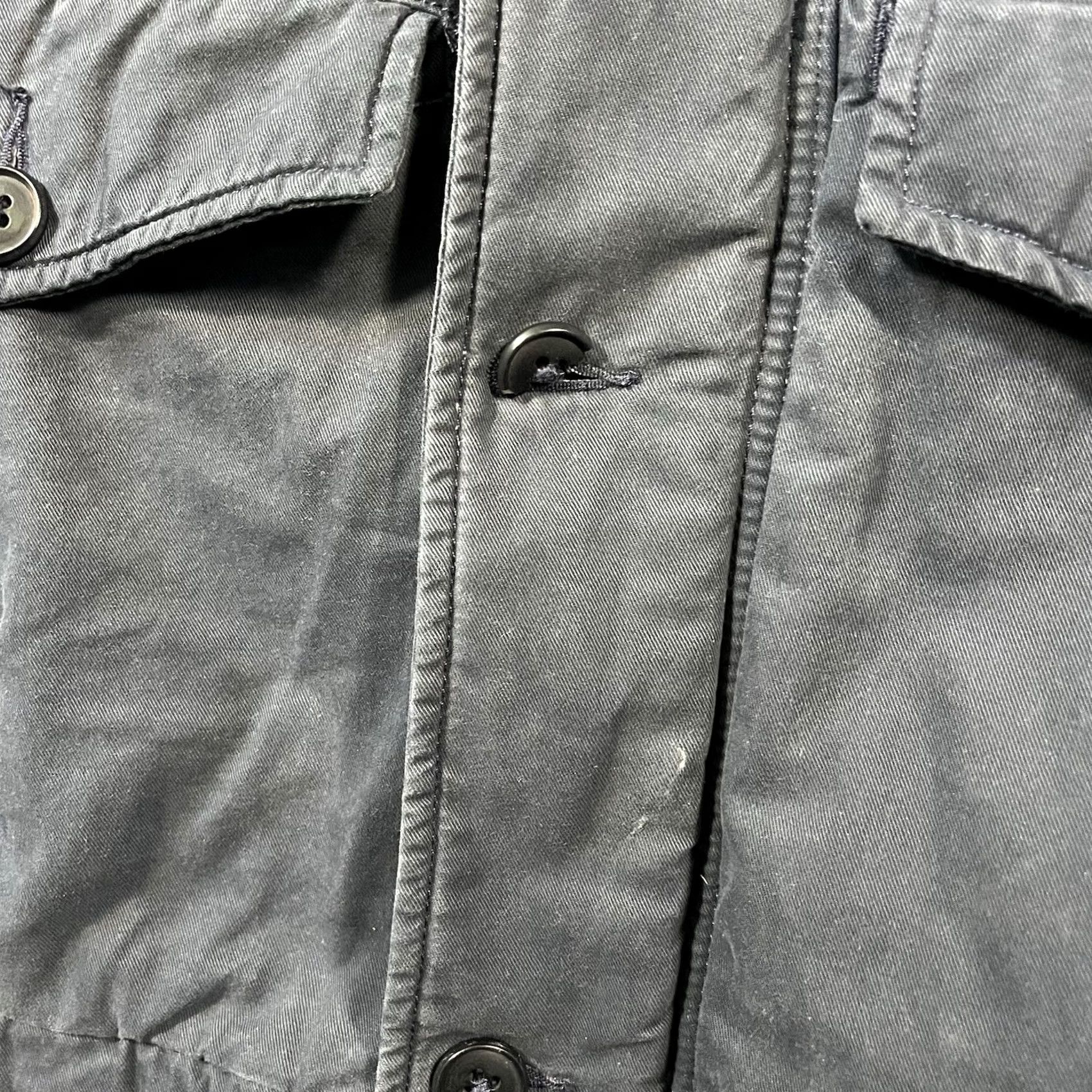 Abercrombie & Fitch VINTAGE Abercrombie & Fitch Military Field Jacket Parka Pockets Blue 2XL Mens Size US XXL / EU 58 / 5 - 3 Thumbnail
