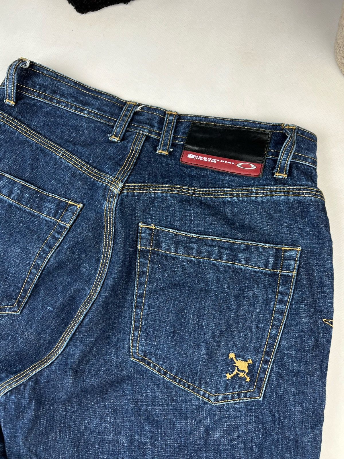 Oakley × Vintage Vintage Oakley industrial denim jeans 00s rare skull logo Size US 28 / EU 44 - 11 Thumbnail