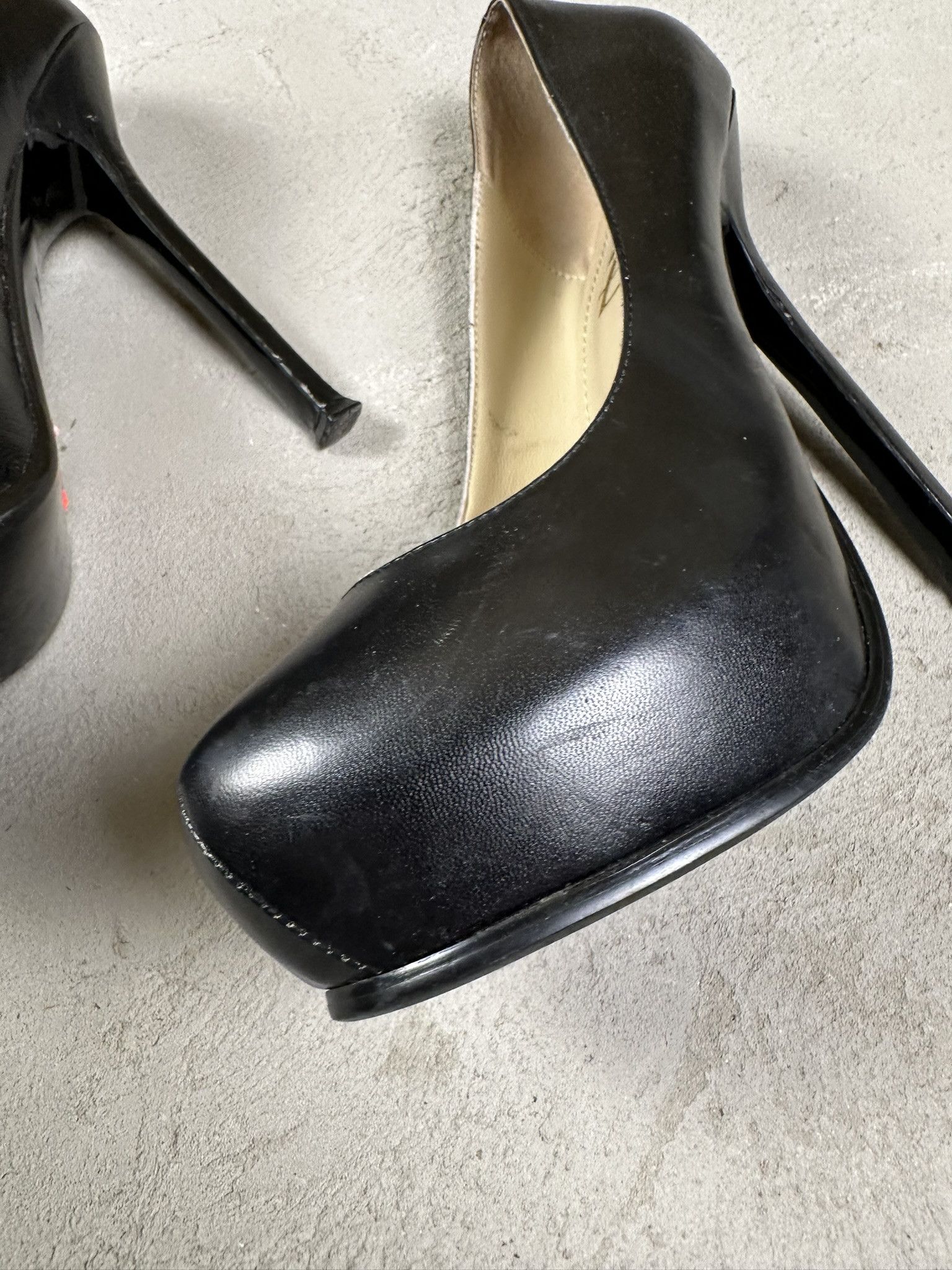 Yves Saint Laurent YSL Yves Saint Laurent Leather Heels Boots Size US 6.5 / IT 36.5 - 8 Thumbnail