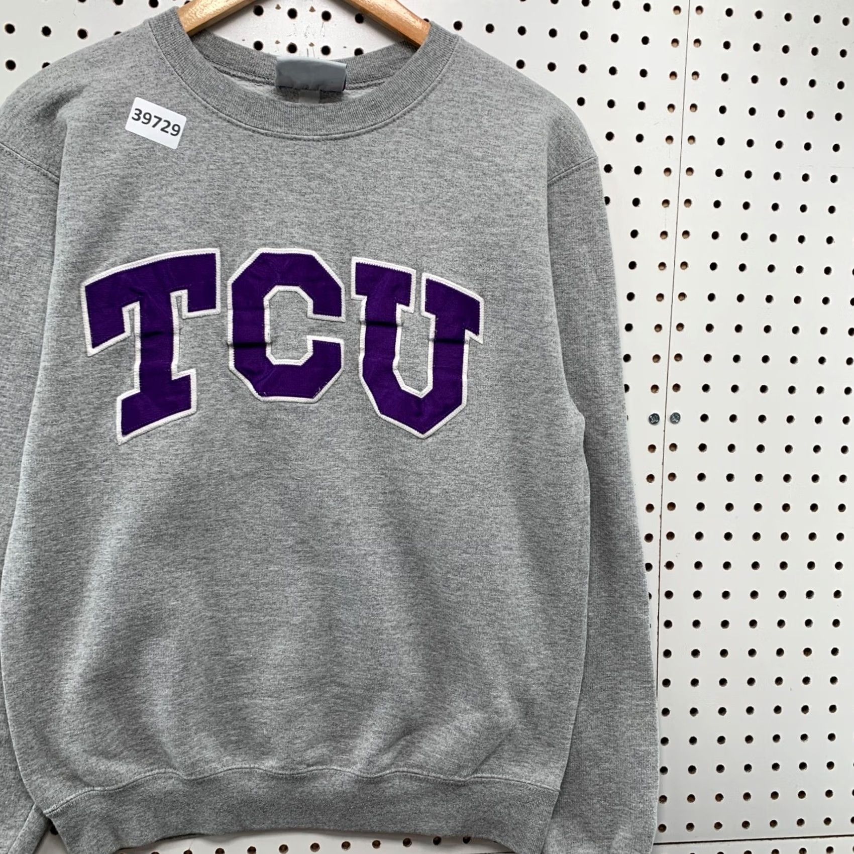 Champion VINTAGE Champion TCU Crewneck Sweatshirt Mens S Gray University 20x23.5 Sweatshirt Crew Neck Long Sleeve Graphic Print Dream in Motion Size US S / EU 44-46 / 1 - 5 Thumbnail