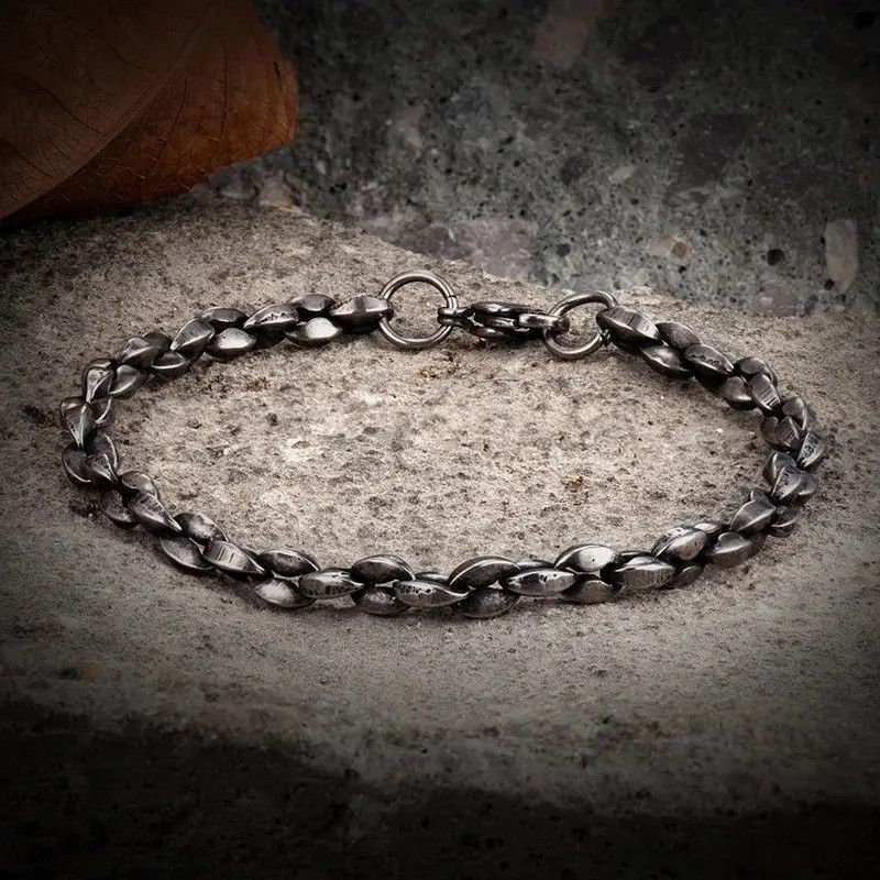 Japanese Brand Punk Rock Retro Link Chain Bracelet Bangles Size ONE SIZE - 2 Thumbnail