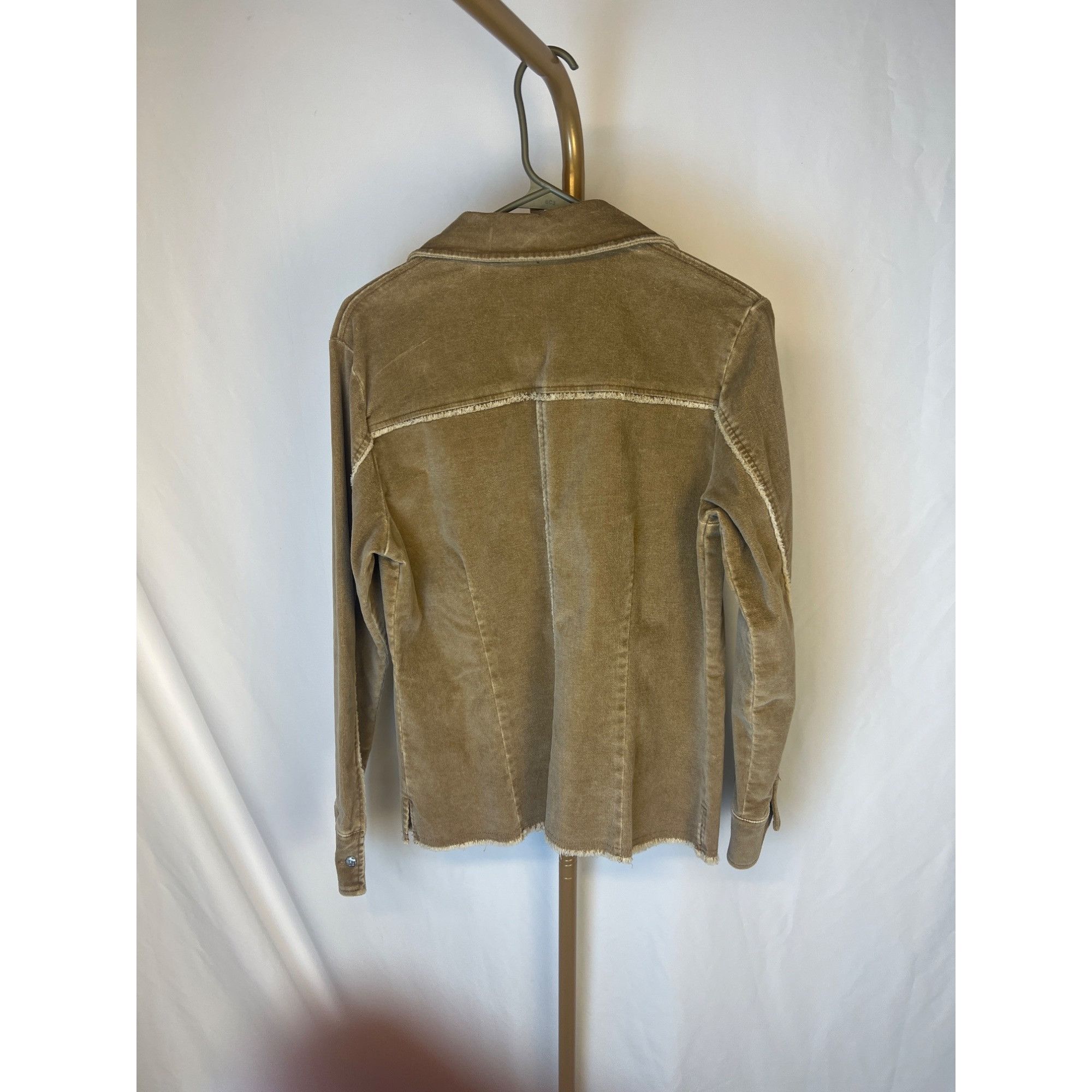 Other Vintage Ruff Hewn M Tan Button-Up Jacket w Buffalo Buttons Size M / US 6-8 / IT 42-44 - 3 Thumbnail