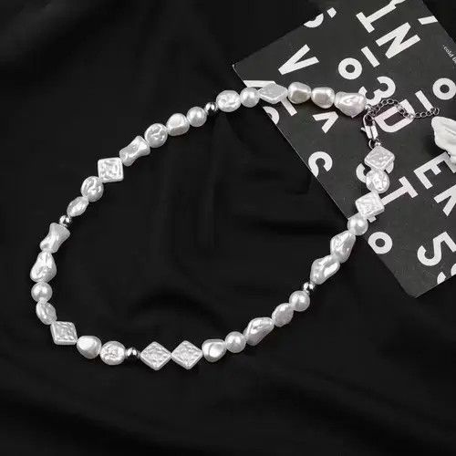 Jewelry Pearl Beaded Necklace Size ONE SIZE - 2 Thumbnail