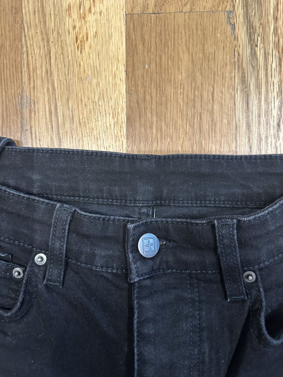 Ksubi Ksubi Plain Black Denim Jeans Size 31 Size US 31 - 3 Thumbnail