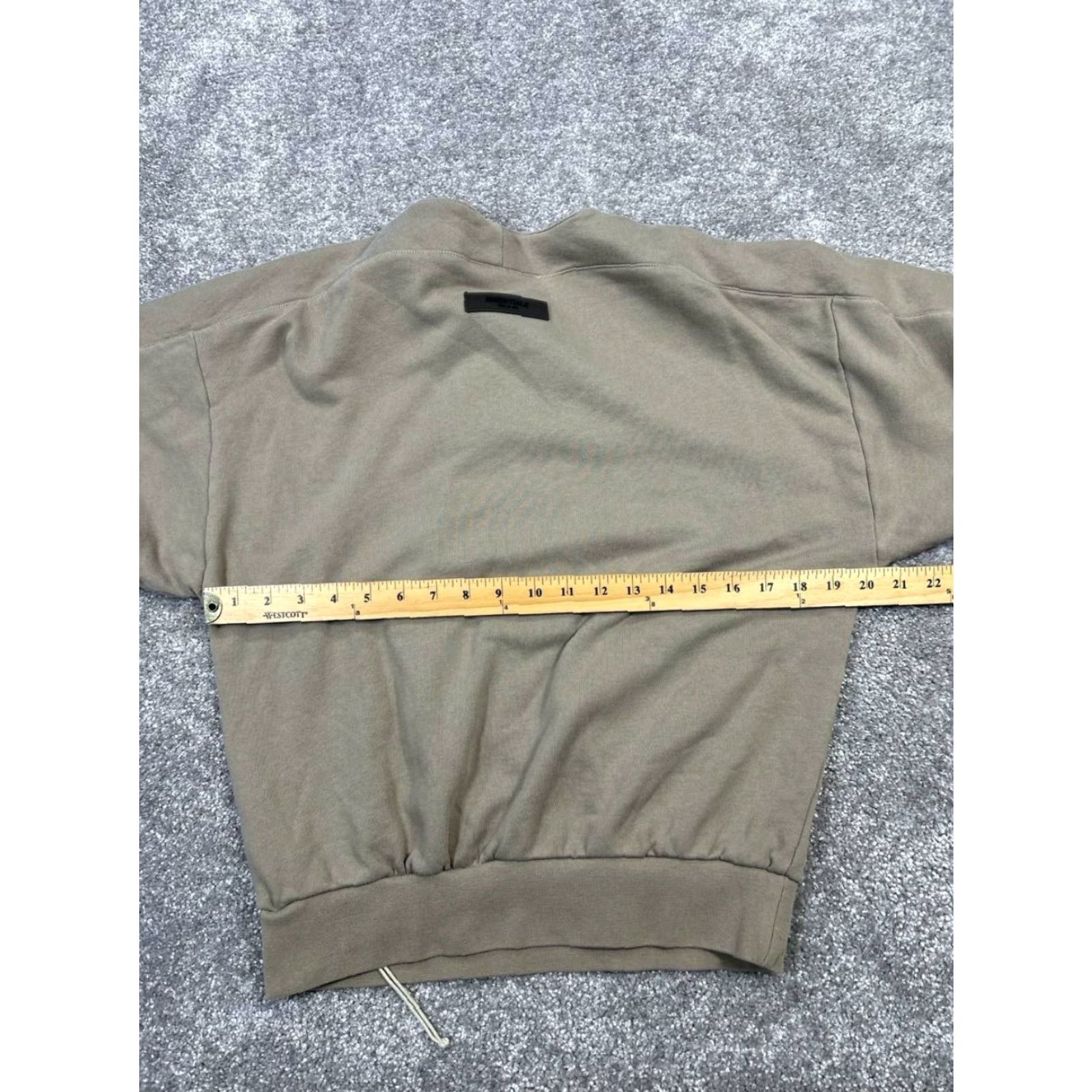 Essentials VINTAGE Essentials Women's T-Shirt 12 Brown Cotton Knit Oversized Henley Casual Spring Mens Size XL / US 12-14 / IT 48-50 - 6 Thumbnail