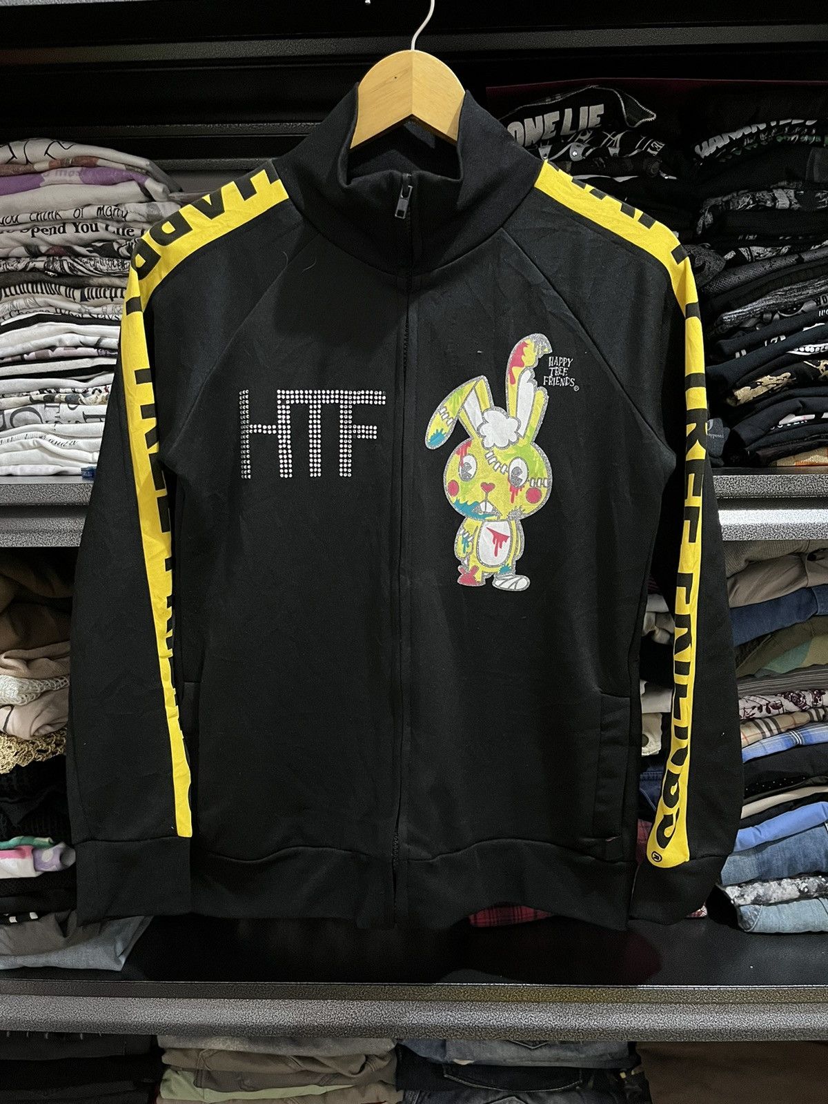 Other HTF HARAJUKU TRACK TOP Size S / US 4 / IT 40 - 1 Thumbnail