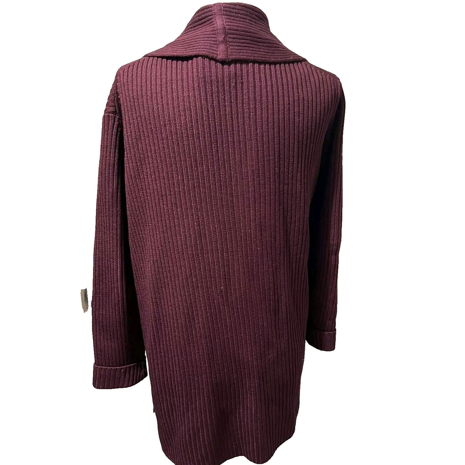 Eileen Fisher Eileen Fisher Wool High Collar Cardigan Large A001372 Size L / US 10 / IT 46 - 2 Thumbnail