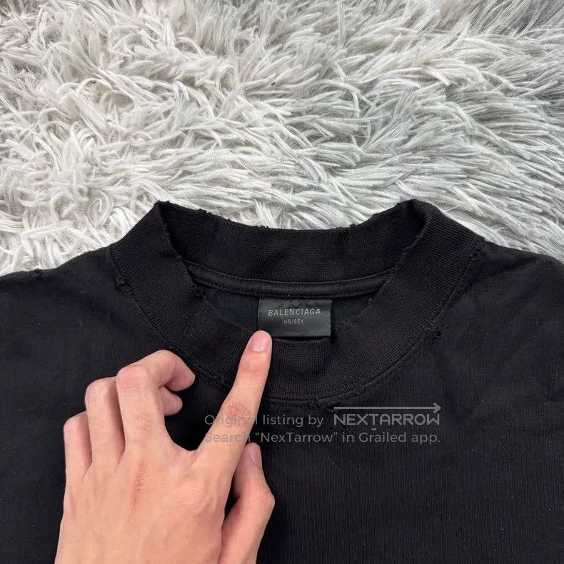 Balenciaga Balenciaga AI Wave Design Short Sleeve T-Shirt Size US S / EU 44-46 / 1 - 4 Thumbnail