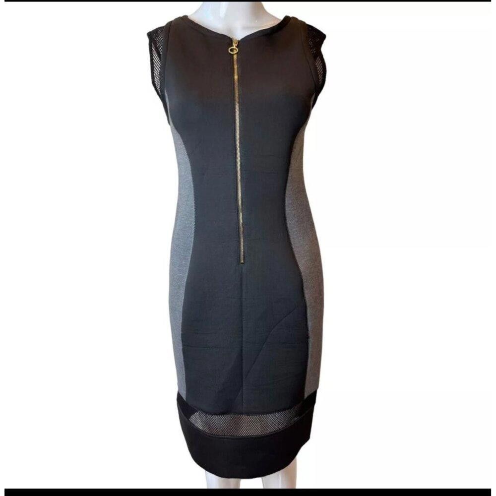 Designer Rachel Rachel Roy New Womens Sheath Dress Black Charcoal L Size L / US 10 / IT 46 - 3 Thumbnail