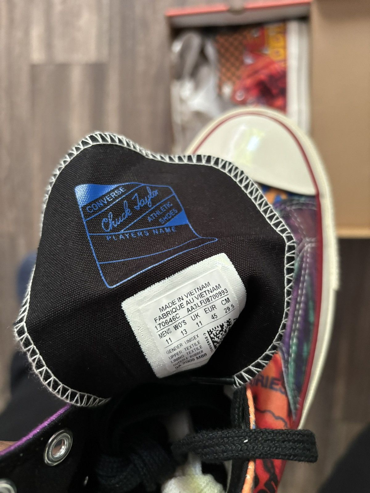Converse Joe Freshgoods x Chuck 70 High 'JFG Graphic Tee Collage Size US 11 / EU 44 - 8 Thumbnail