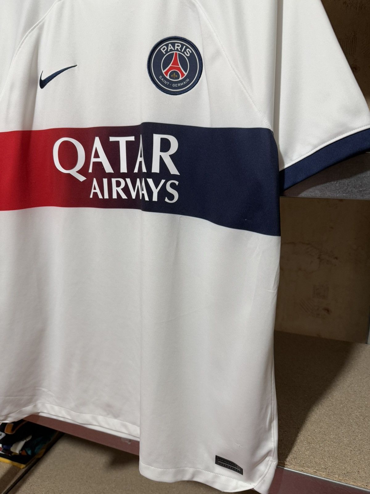 Nike × Vintage Vintage Nike PSG 2023 2024 Away Soccer Football Jersey Size US XL / EU 56 / 4 - 7 Thumbnail