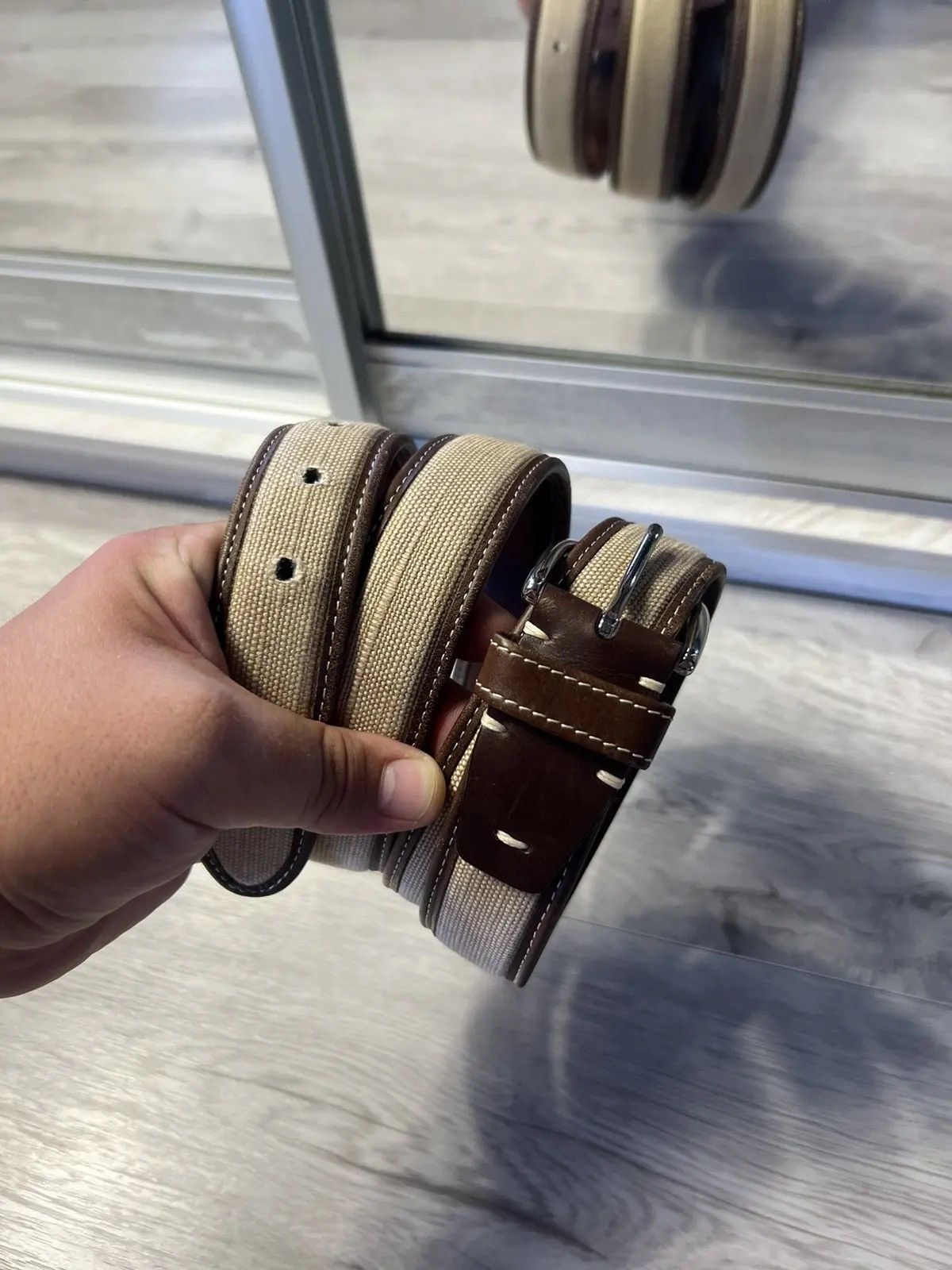 Orvis Orvis Luxury Leather Brown Belt Big Size Size ONE SIZE - 2 Thumbnail