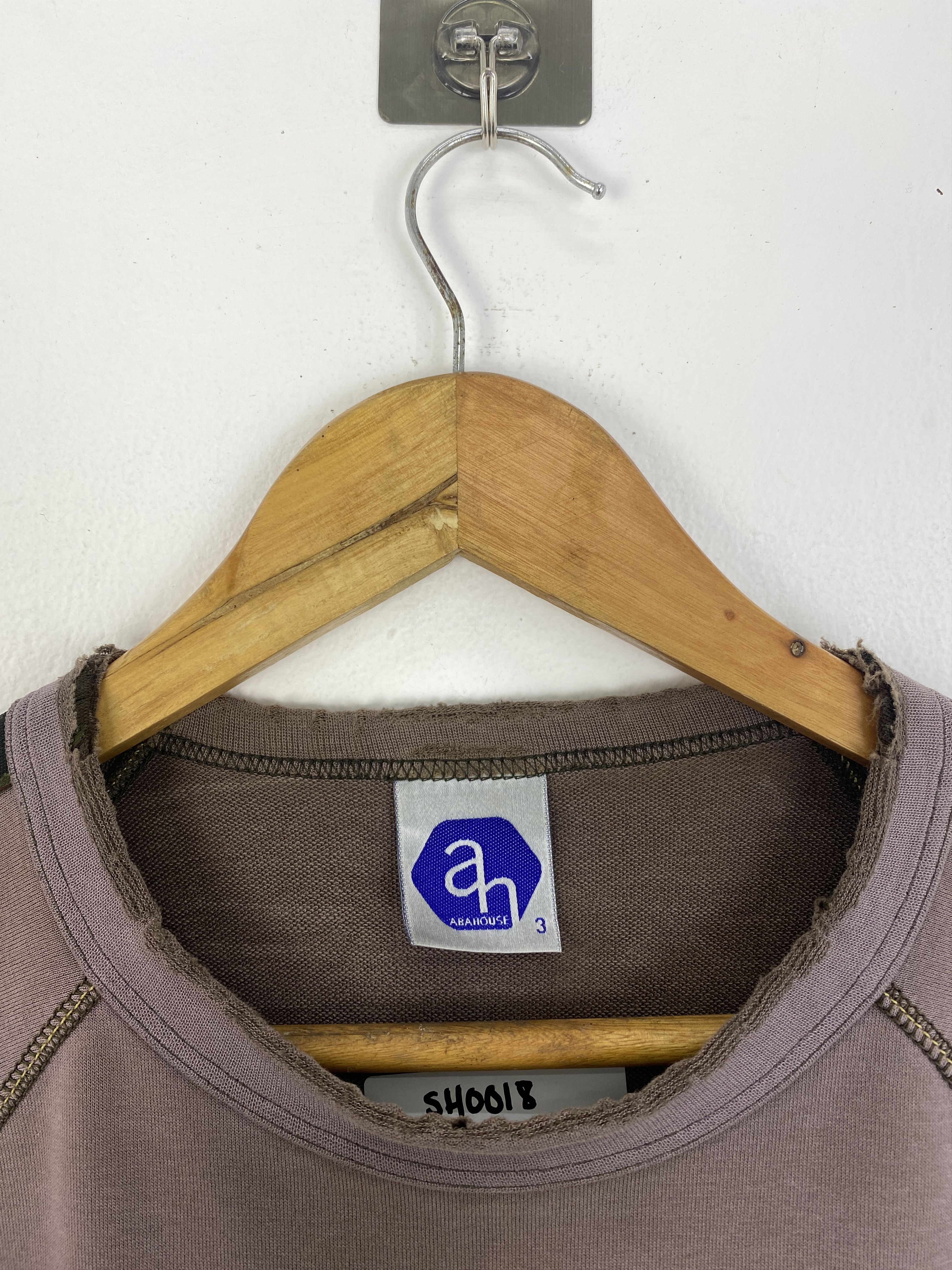 ABAHOUSE Vintage Abahouse Wording Pullover Sweatshirt SH0018 Size US L / EU 52-54 / 3 - 6 Thumbnail