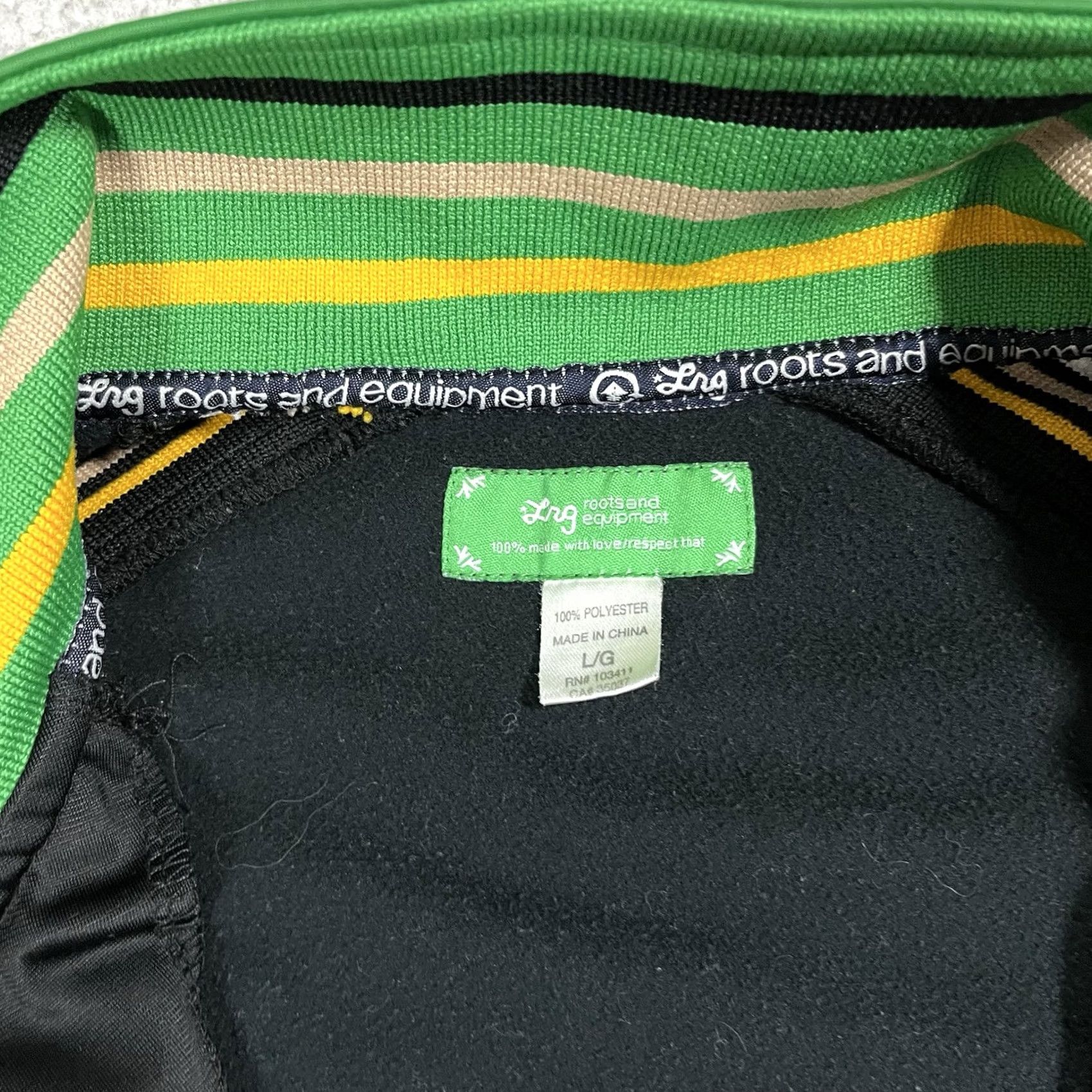 Vintage VINTAGE LRG Jacket Mens Large Track Full Zip Black 90s Hip Hop City Retro Windbreaker Size US L / EU 52-54 / 3 - 4 Thumbnail