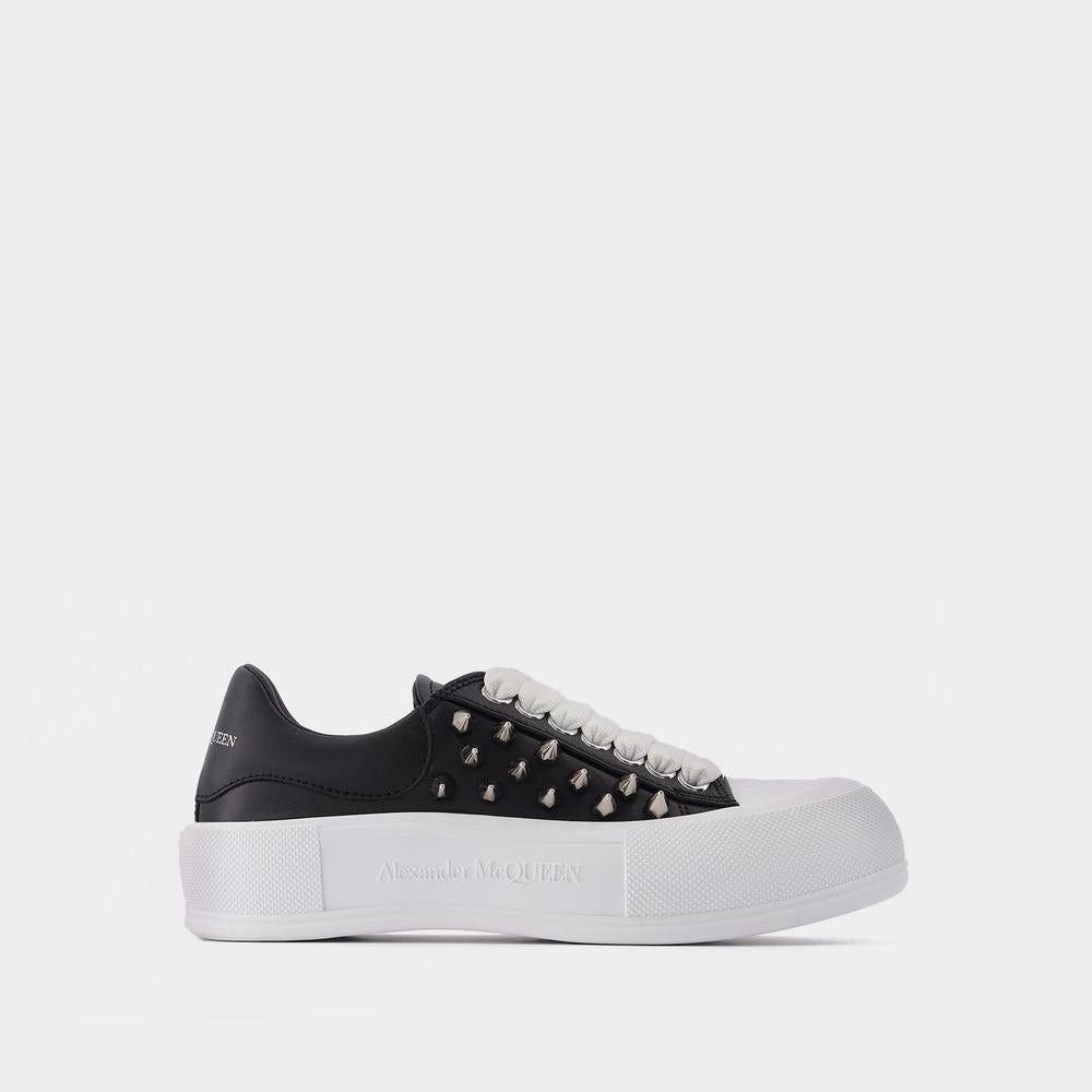 Alexander McQueen o1y0225 Low-Top Sneakers in Black Size US 4 / IT 34 - 1 Thumbnail