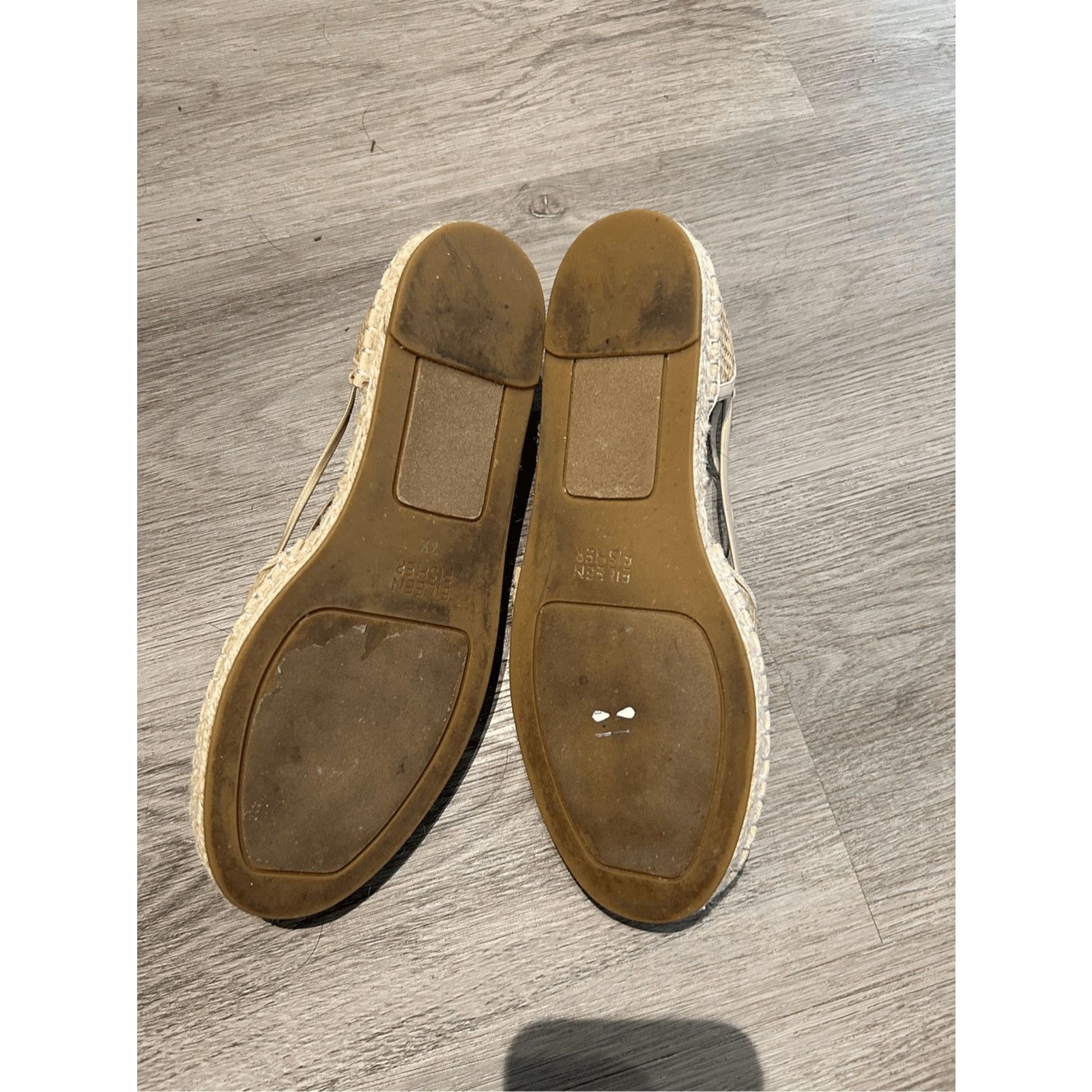 Eileen Fisher Eileen Fisher Lee Espadrille Flat Natural Tan, Sz 7.5, $155 Size US 7.5 / IT 37.5 - 4 Thumbnail