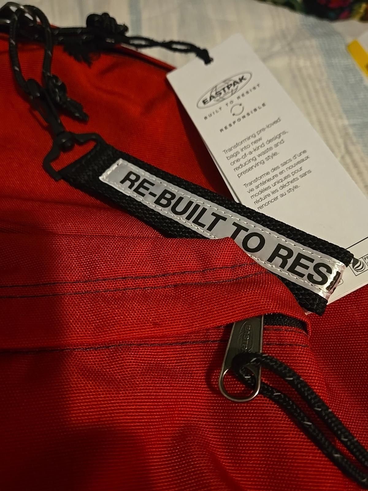 Eastpak NWT Eastpak Re-Built Limited Edition Backpack Red Blue RARE Size ONE SIZE - 8 Thumbnail