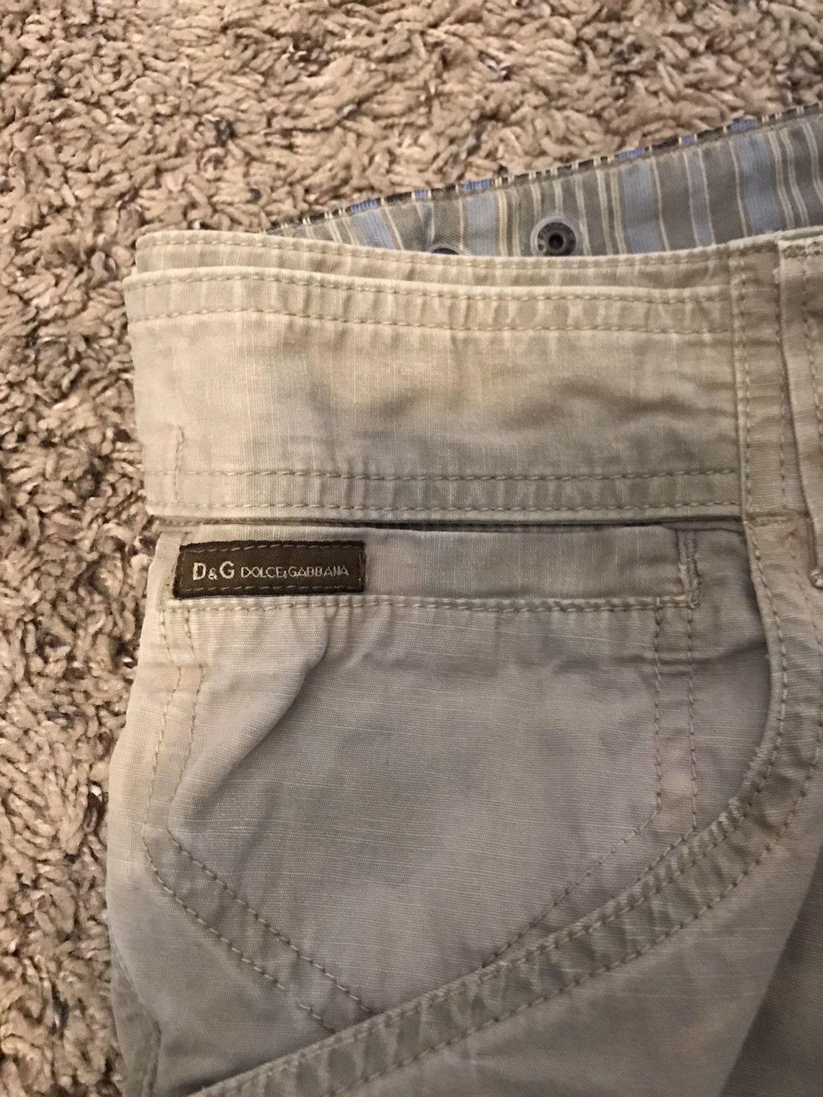 Dolce & Gabbana dolce and gabbana Khaki Pants Adjustable Waist Button Up Fly Size US 32 / EU 48 - 5 Thumbnail