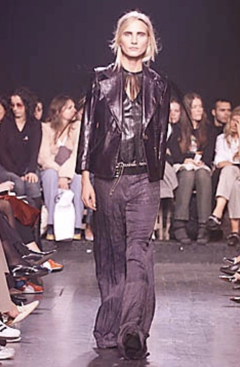 Ann Demeulemeester Archive SS01 Ann Demeulemeester Leather Distressed Blazer Size S / US 4 / IT 40 - 1 Thumbnail