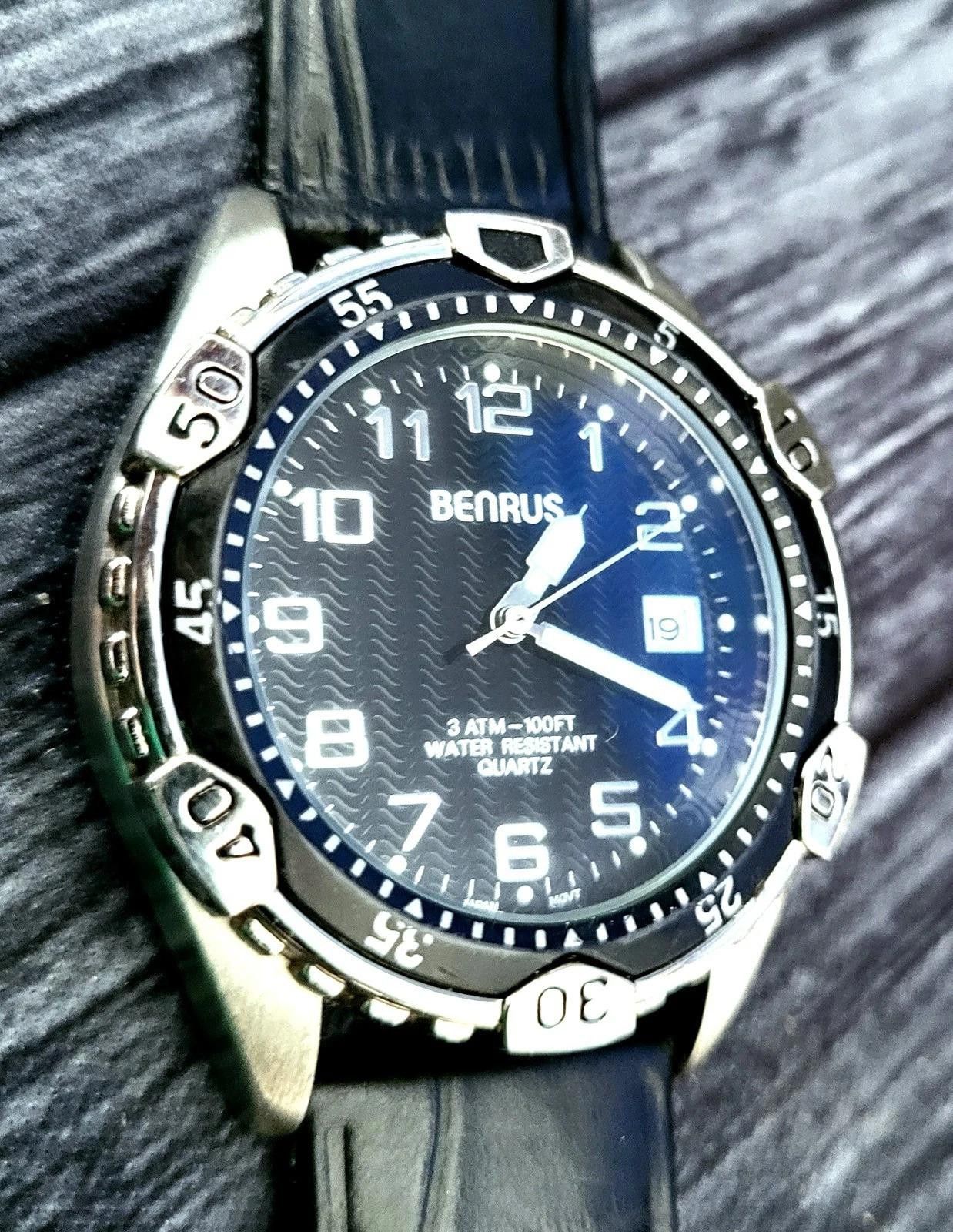 Rare Vintage Benrus Military 2 Dive Watch Very Collectable