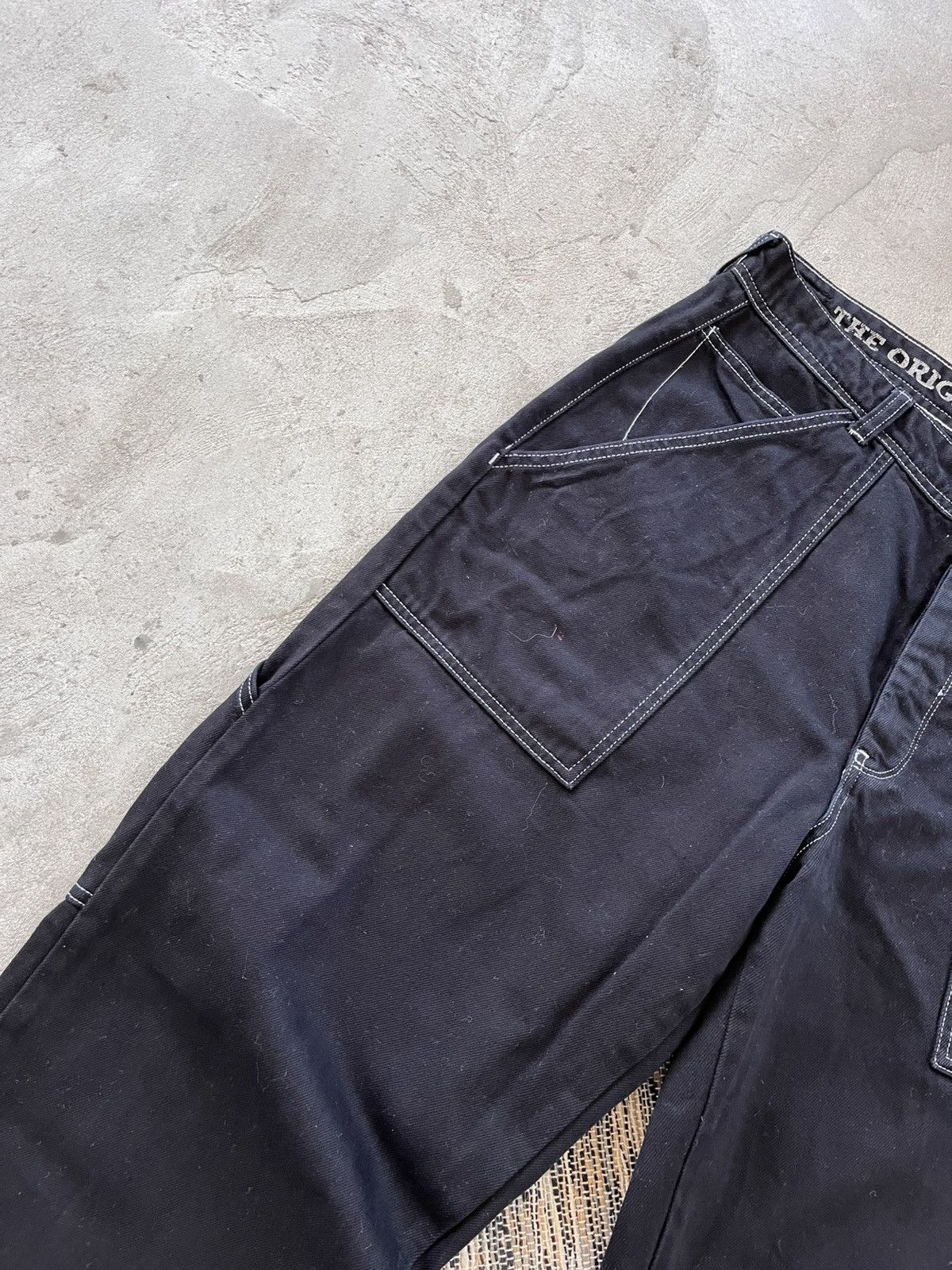 Carhartt Vintage Homeboy Loud Couture Black Baggy Denim Jeans 34x34 Size US 34 / EU 50 - 7 Thumbnail