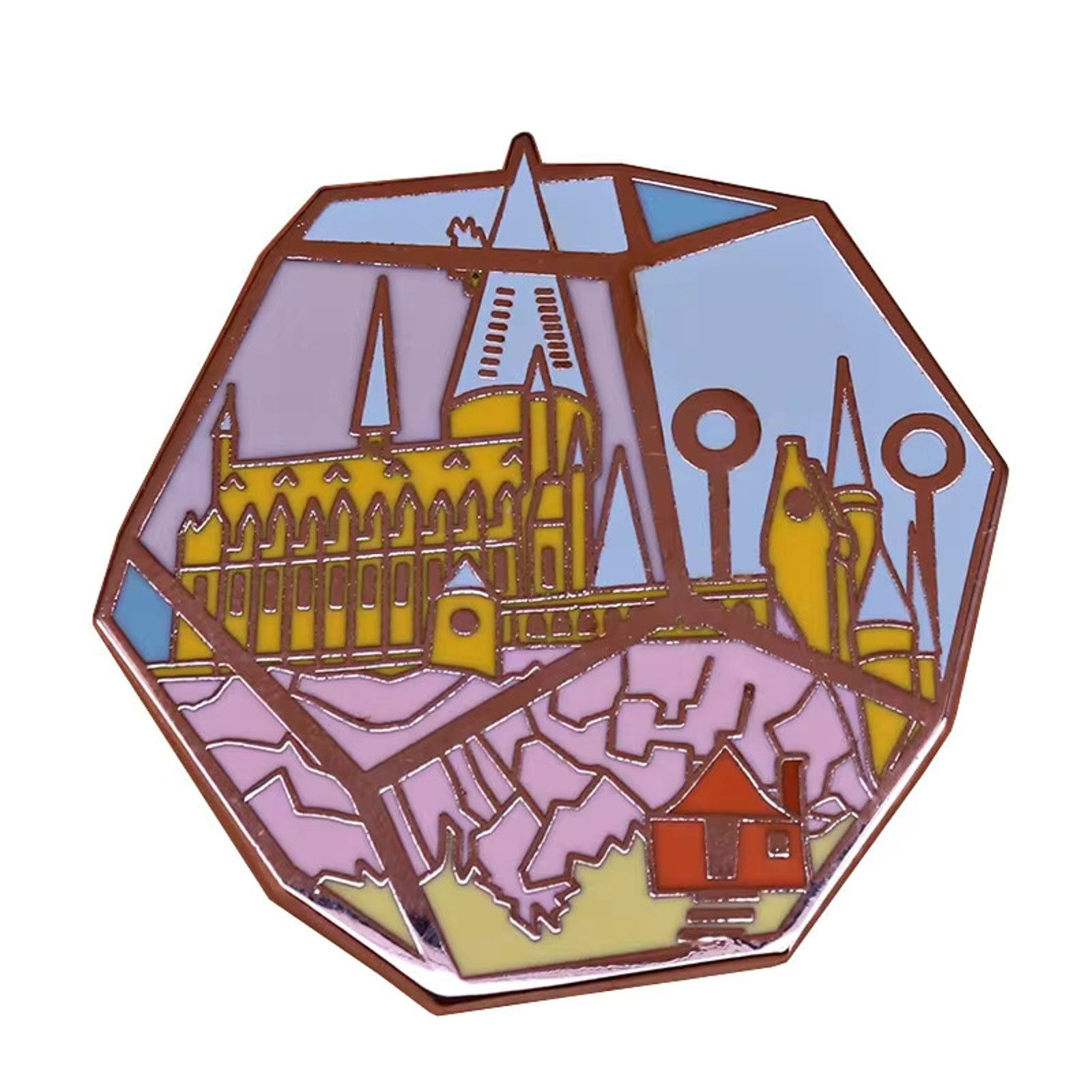 & Other Stories Harry Potter Protective Shield Hogwarts Enamel Pin 220-2 Size ONE SIZE - 1 Preview