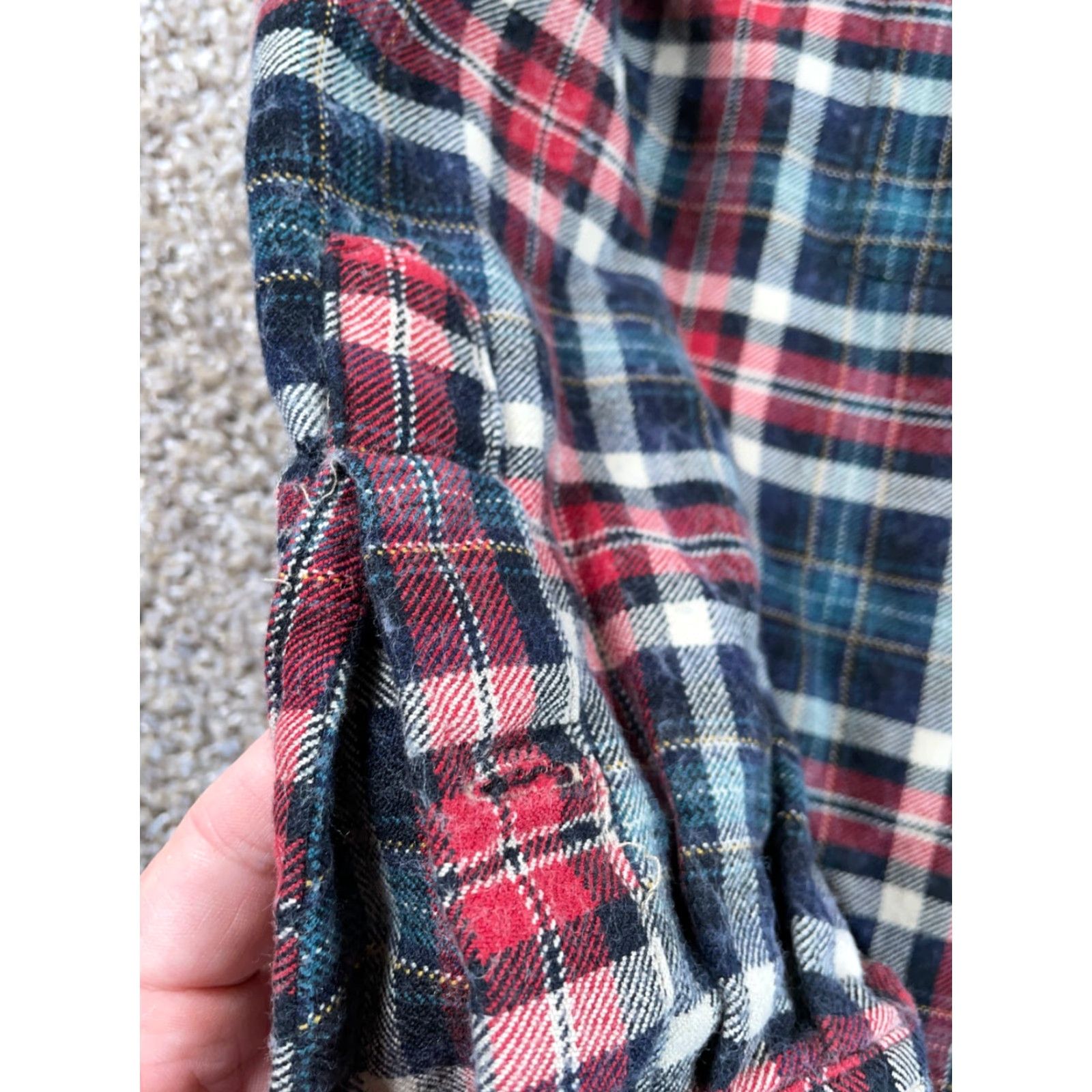 Polo Ralph Lauren Polo Ralph Lauren Shirt Plaid Flannel Wool Silk Blend Button-Up Long Sleeve Men Medium Red Blue Casual Workwear 90s Grunge Retro Vintage N/A Size US M / EU 48-50 / 2 - 4 Thumbnail