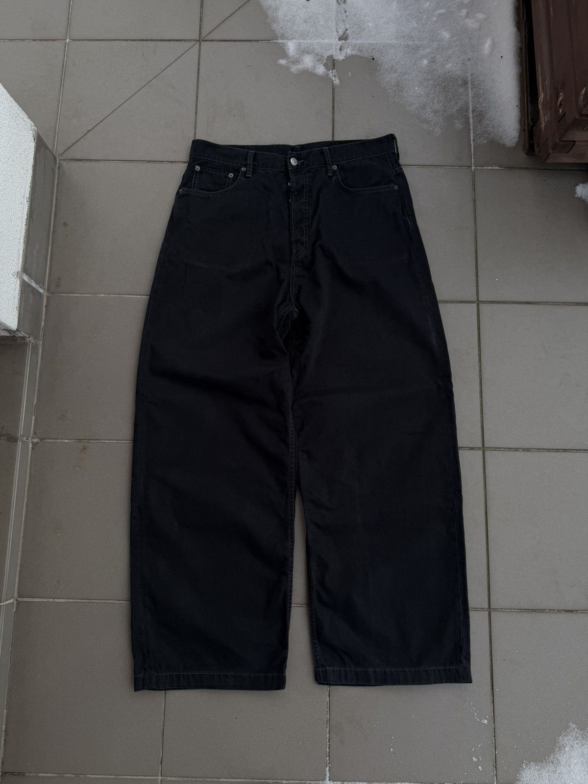 Acne Studios Acne Studios black baggy pants 1989 Size US 32 / EU 48 - 4 Thumbnail