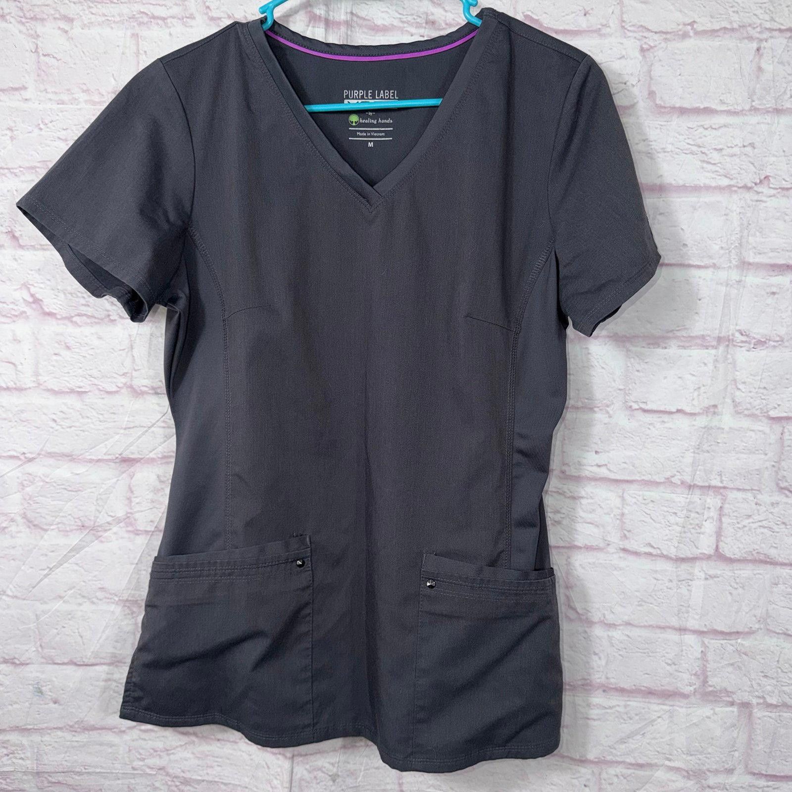 Ralph Lauren Purple Label Healing Hands Purple Label Women's Medium Scrub Top Size ONE SIZE - 1 Thumbnail