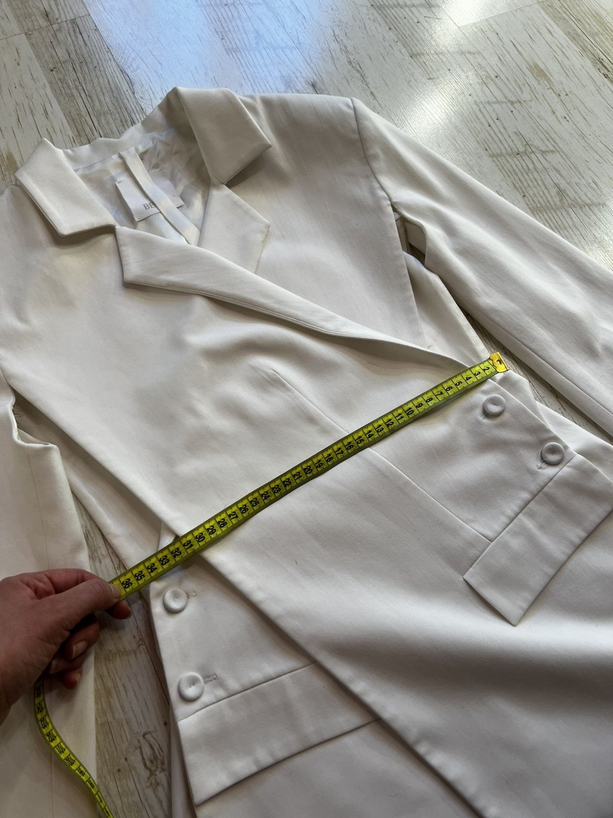 Bevza BEVZA Crossed Asymmetric Jacket White Size S Size S / US 4 / IT 40 - 17 Thumbnail