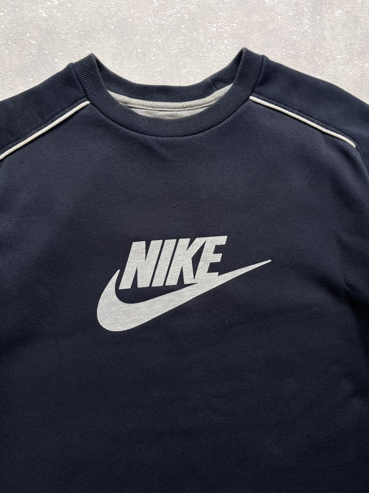 Nike × Vintage 00s Nike Big Retro Logo Vintage Y2K Oversized Sweatshirt Size US M / EU 48-50 / 2 - 2 Thumbnail