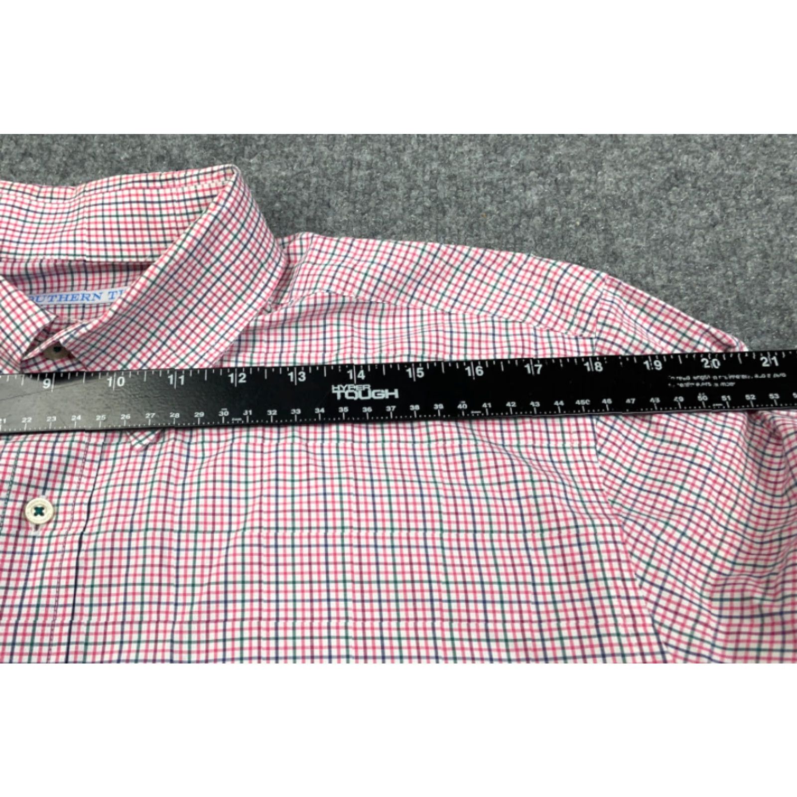 Southern Tide Southern Tide Shirt Button-Up Pink Small Grid Check Pattern Adult Large Preppy Size US L / EU 52-54 / 3 - 5 Thumbnail