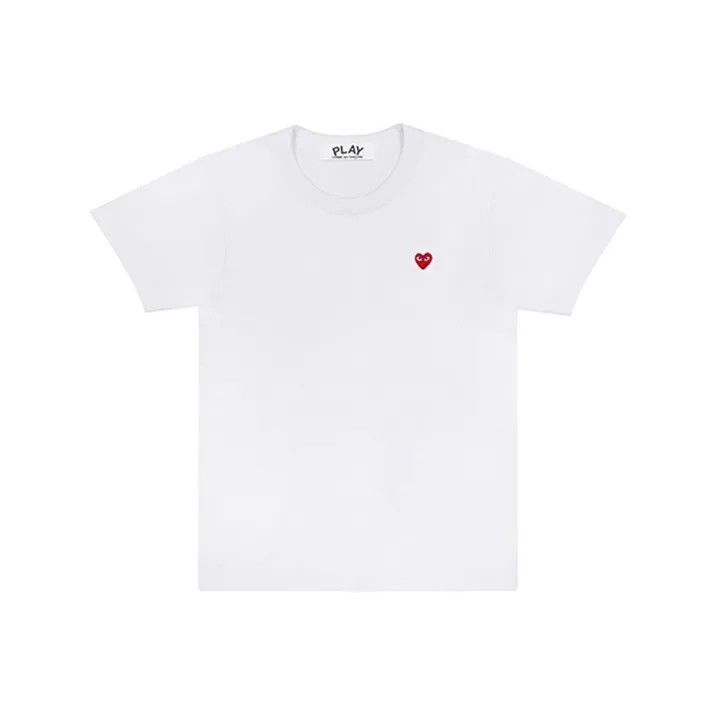 Comme des Garcons Comme des Garçons Play Red Heart Short Sleeve T-shirt 0079 Size US L / EU 52-54 / 3 - 1 Thumbnail