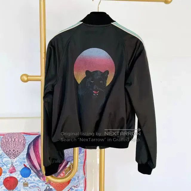 Saint Laurent Paris Saint Laurent Black Jacket Panther Graphic. Size S / US 4 / IT 40 - 2 Thumbnail