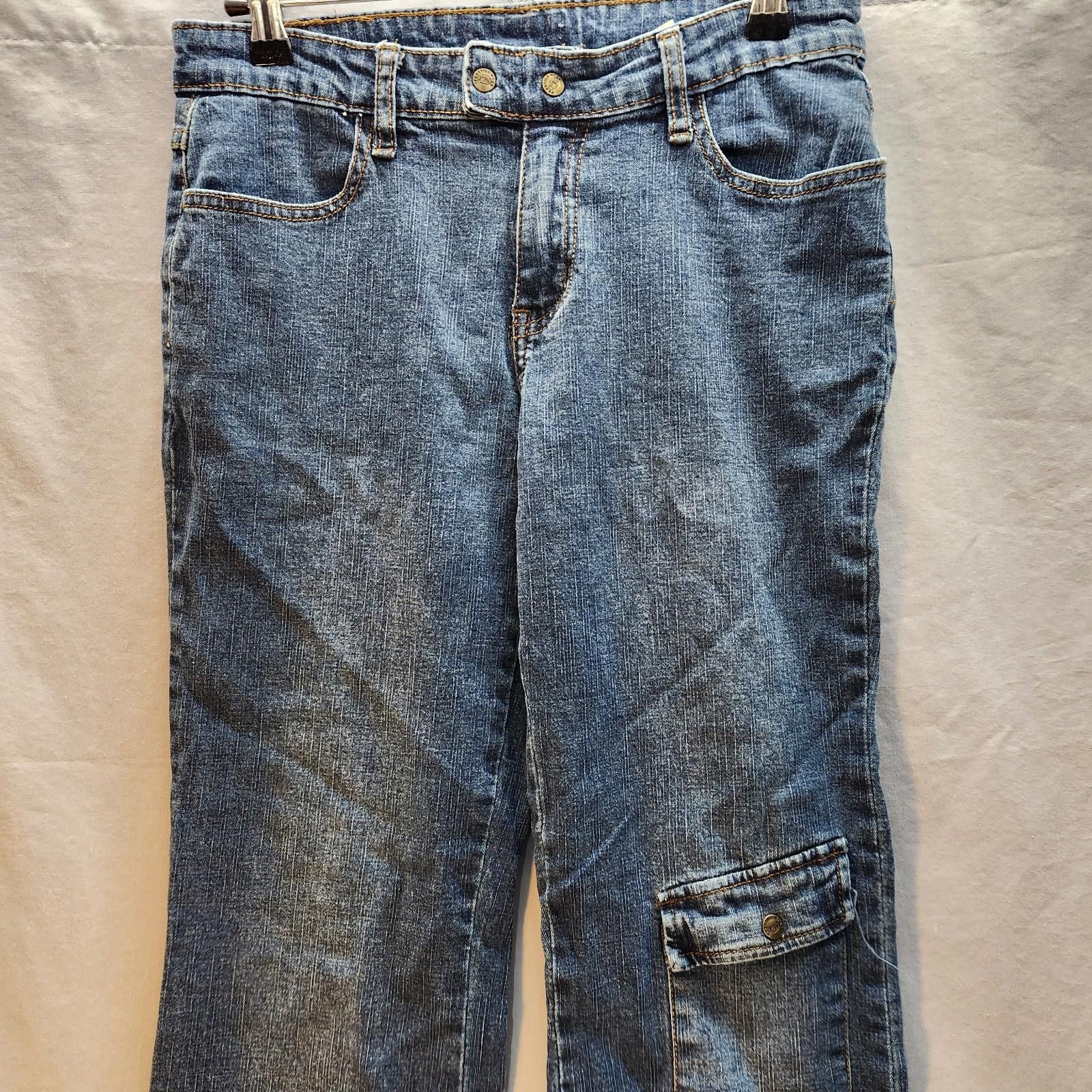Designer Vintage Baby Phat Women's Jeans Blue Size 9/10 Size 30" / US 8 / IT 44 - 2 Thumbnail