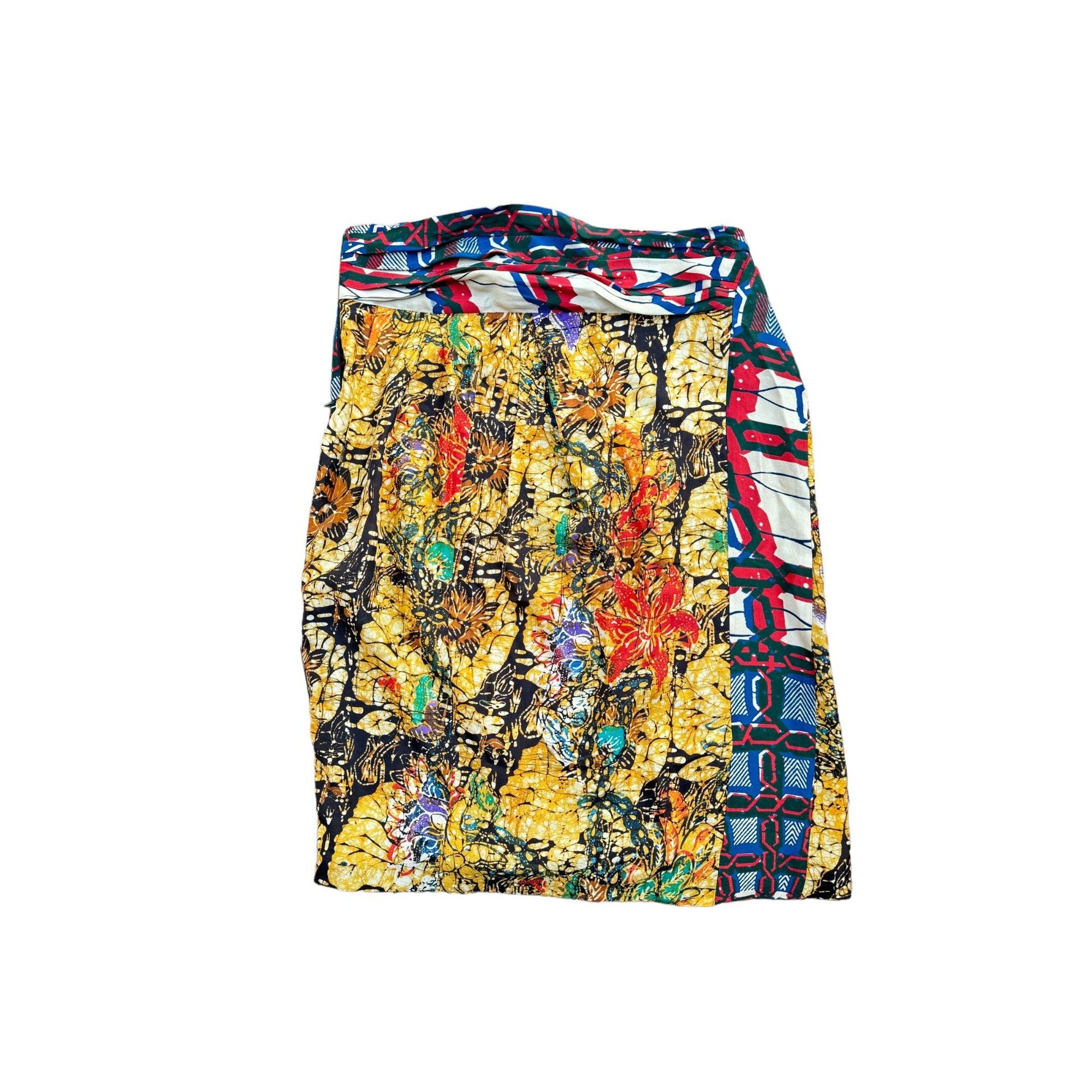 Image of Dries Van Noten Floral Silk Skirt, Women's (Size 30)