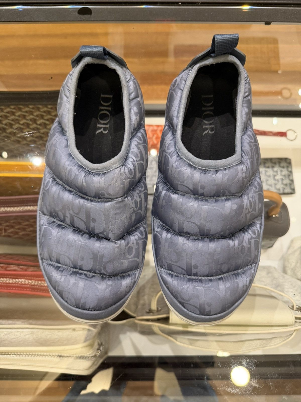 Dior Dior Oblique Quilted Slip On - Blue/Grey Size US 8 / EU 41 - 6 Thumbnail