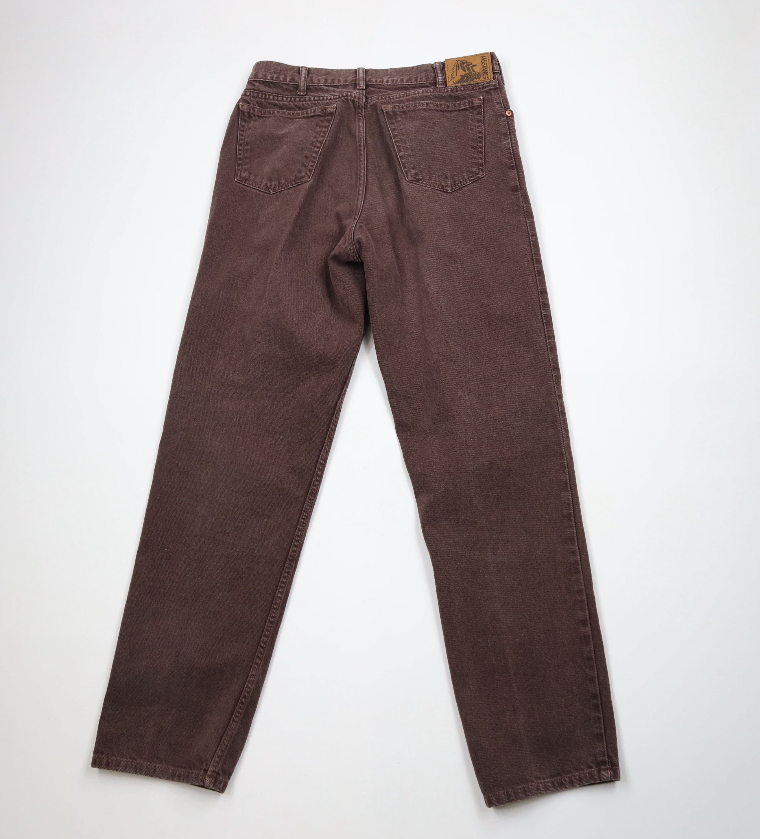 Vintage Vintage 90s Streetwear Straight Leg Denim Jeans Brown Cotton Size US 32 / EU 48 - 9 Thumbnail