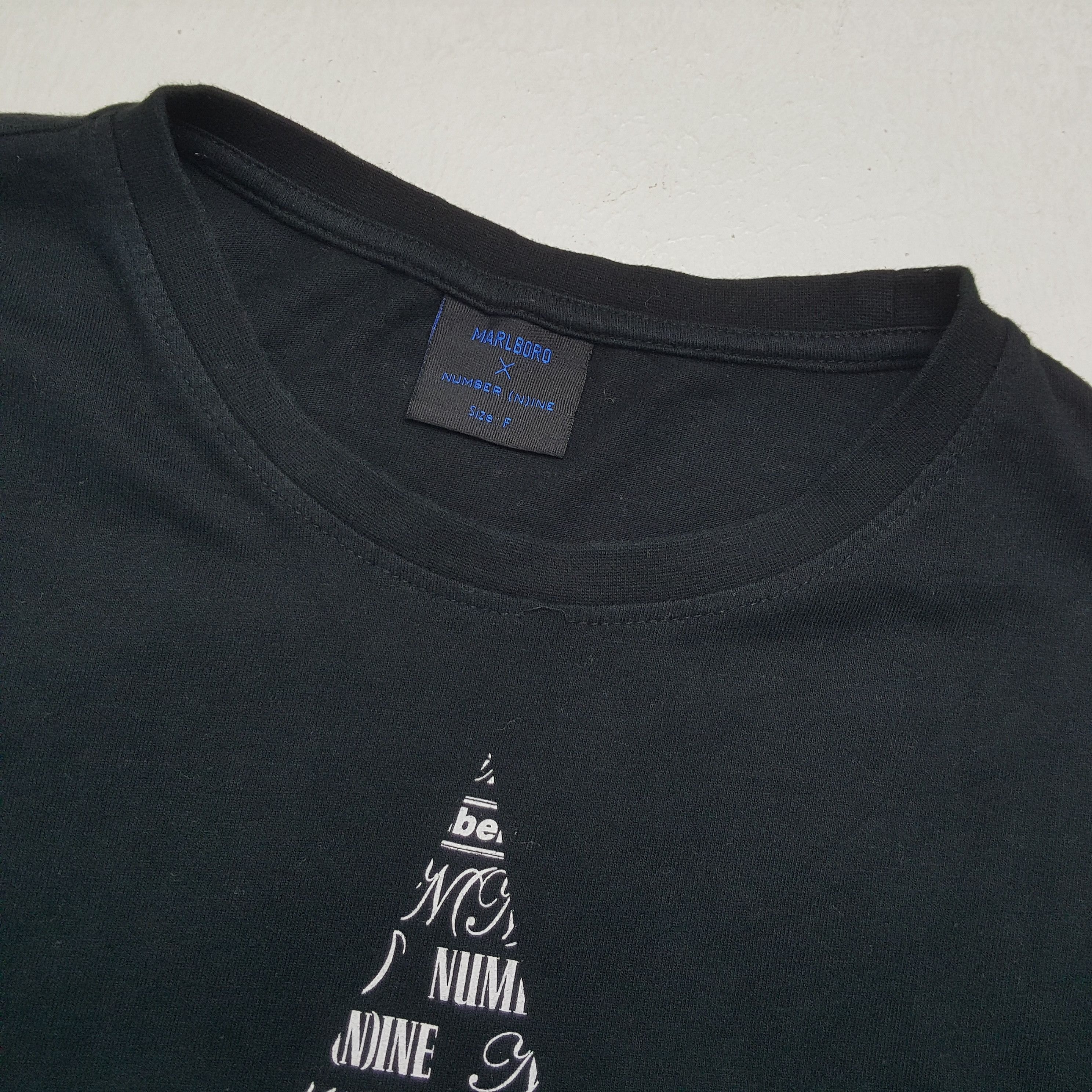 Marlboro × Number (N)ine × Vintage Vintage NUMBER (N)INE x Marlboro Japanese Brand T-Shirts Size US L / EU 52-54 / 3 - 7 Thumbnail