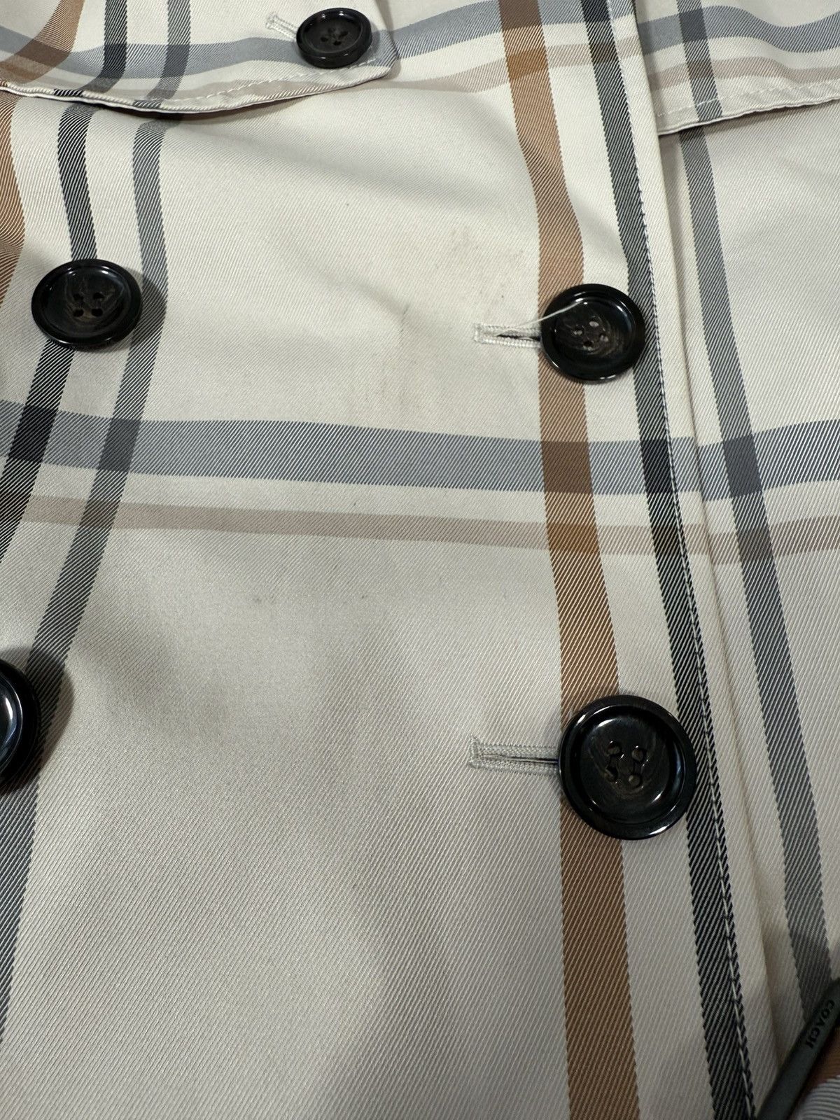 Coach Coach Plaid Trench Coat Jacket Size XS / US 0-2 / IT 36-38 - 9 Thumbnail