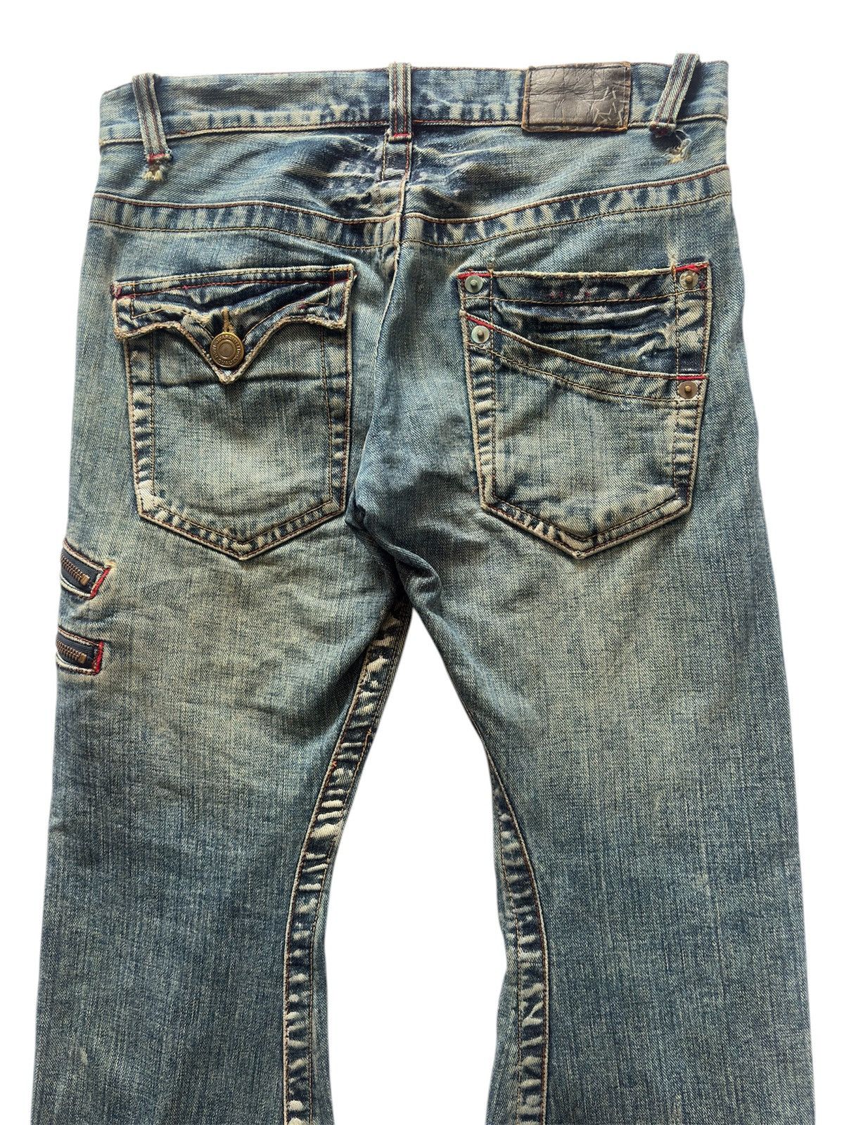 If Six Was Nine RATTLE TRAP DISTRESSED FADED JEANS Size US 31 - 5 Thumbnail
