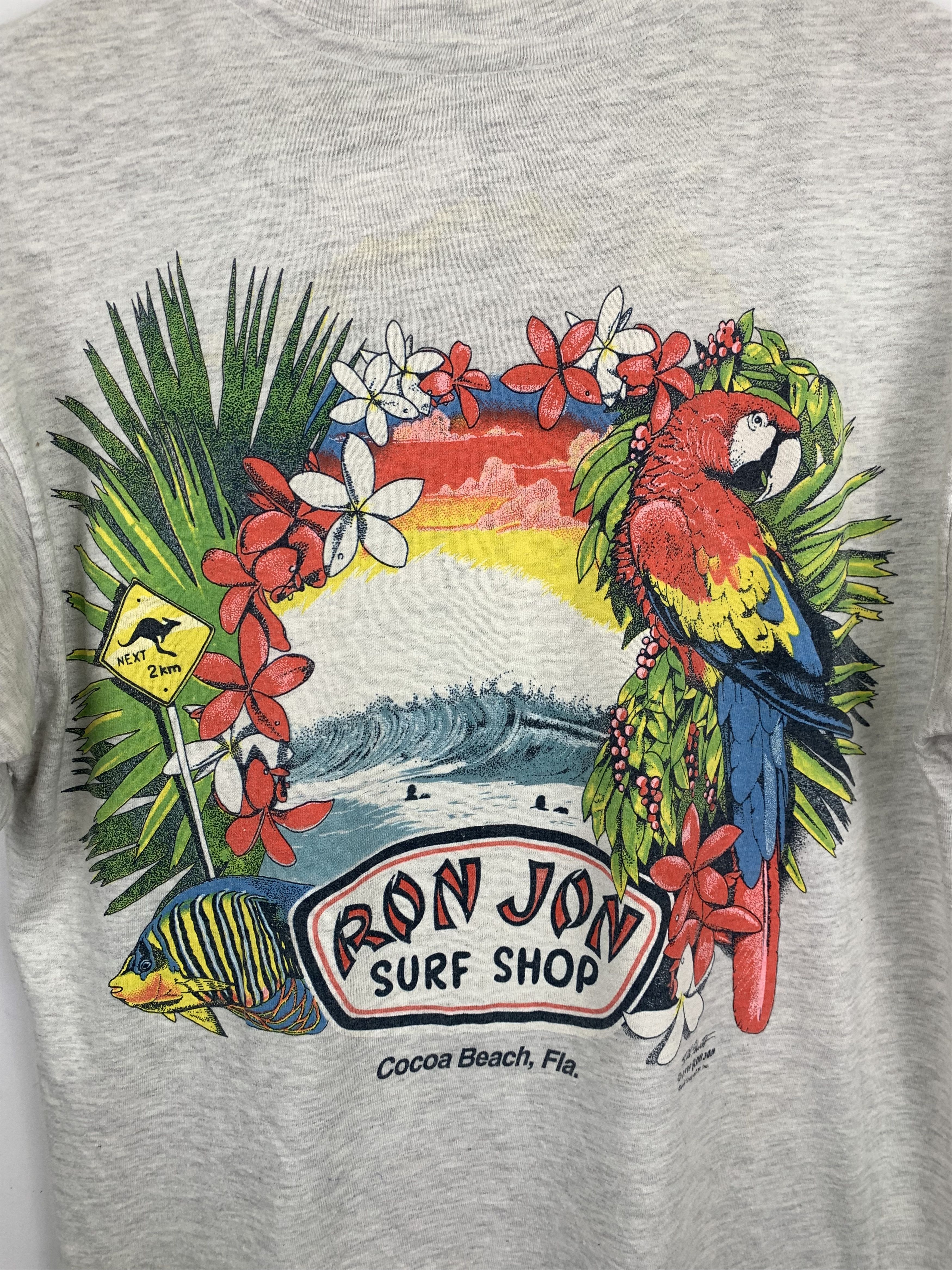 Ron Jon Surf Shop × Vintage Vintage 90s Ron Jon Surf T Shirt TA0100 Size US M / EU 48-50 / 2 - 8 Thumbnail