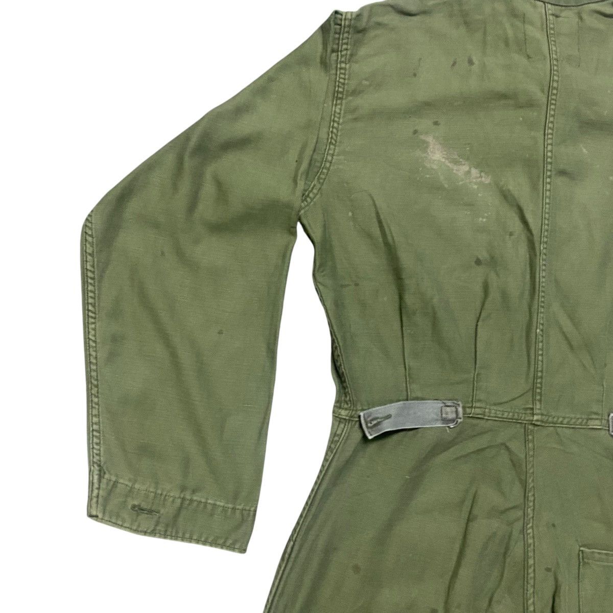 Vintage Vintage Us Army OG-107 Sateen Coveralls Vietnam War Size US 34 / EU 50 - 11 Thumbnail