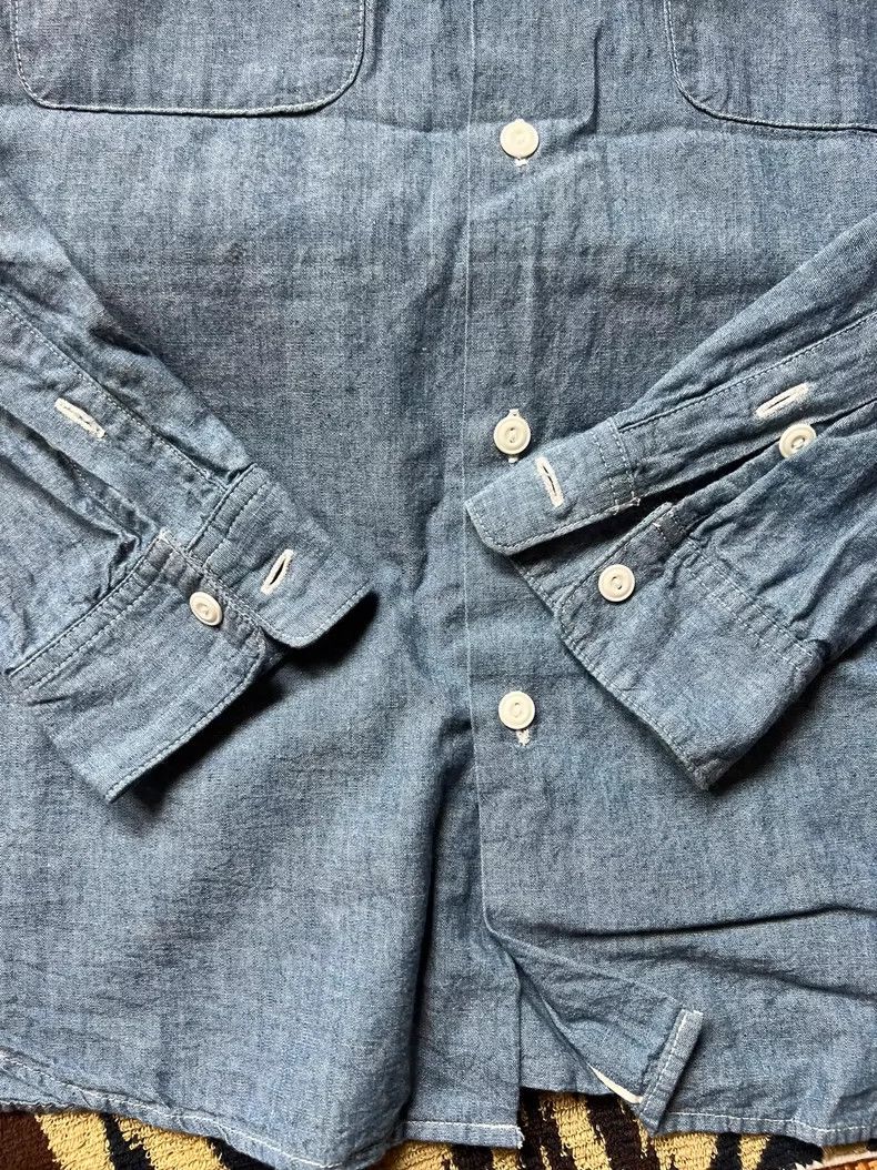 Wacko Maria Wacko maria Embroidered denim shirt, classic letter embroi Size US M / EU 48-50 / 2 - 5 Thumbnail