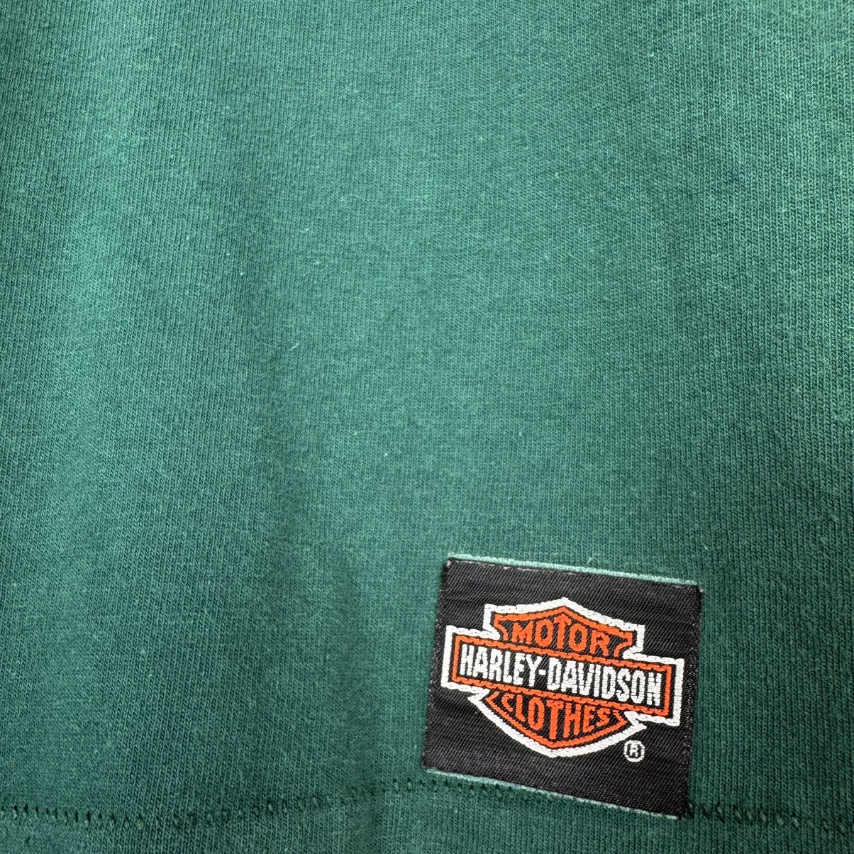 Harley Davidson Vintage 1991 Harley Davidson Finest Holoubek Faded T Shirt Size US L / EU 52-54 / 3 - 6 Thumbnail