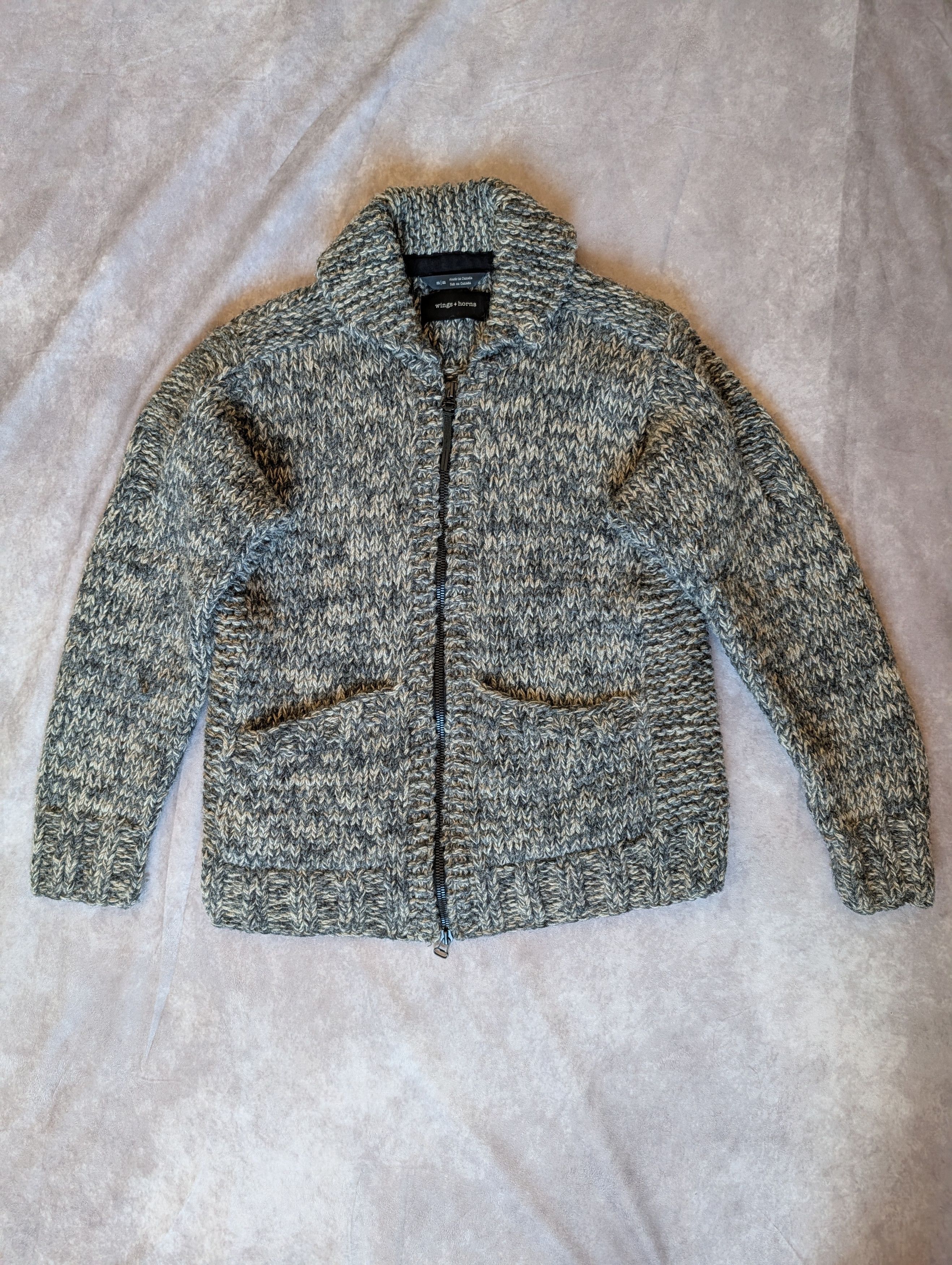 Wings + Horns Handknit Cowichan Size US M / EU 48-50 / 2 - 1 Thumbnail