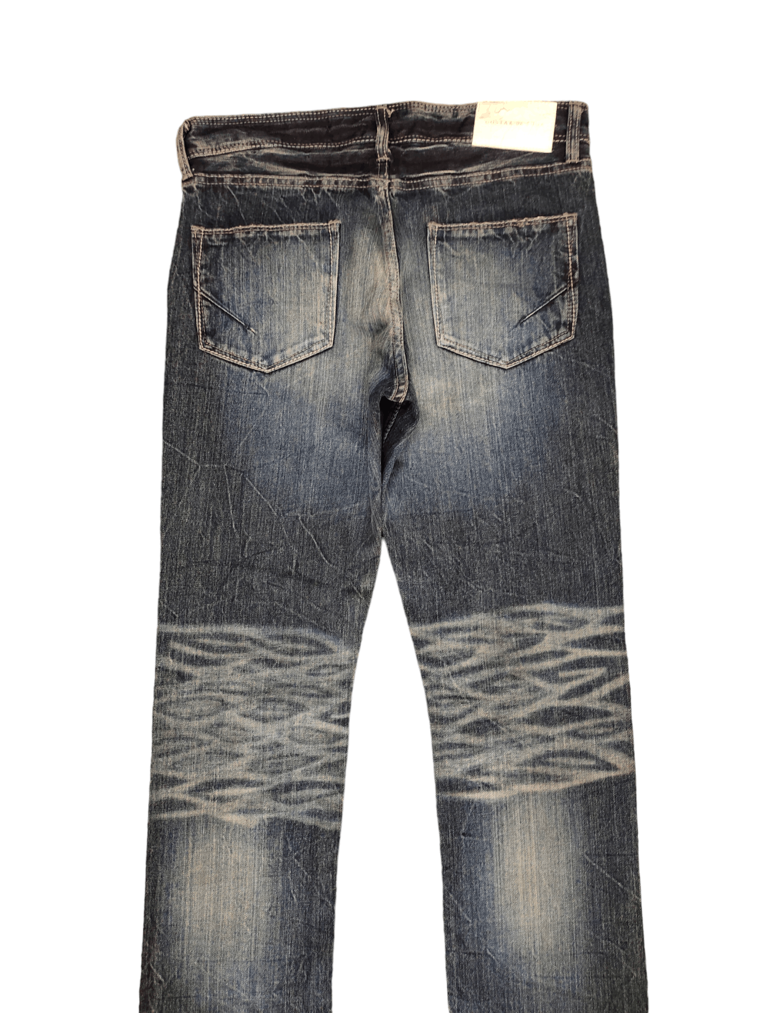 GOSTAR DE FUGA Gostar De Fuga Japan Clawmark Distress Faded Denim Jeans Y2k Size US 31 - 13 Thumbnail
