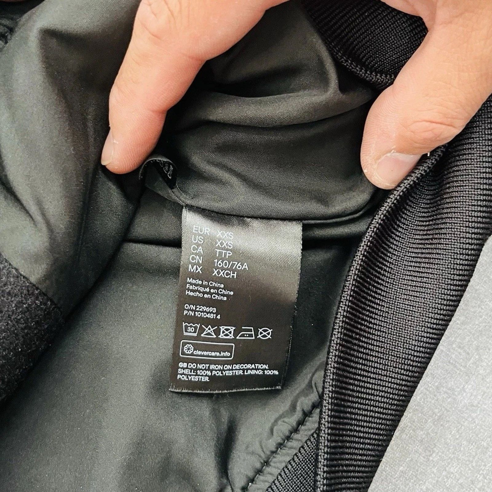 No Fear No Fear x H&M Women Jacket XXSmall To Med Black Varsity Size S / US 4 / IT 40 - 6 Thumbnail